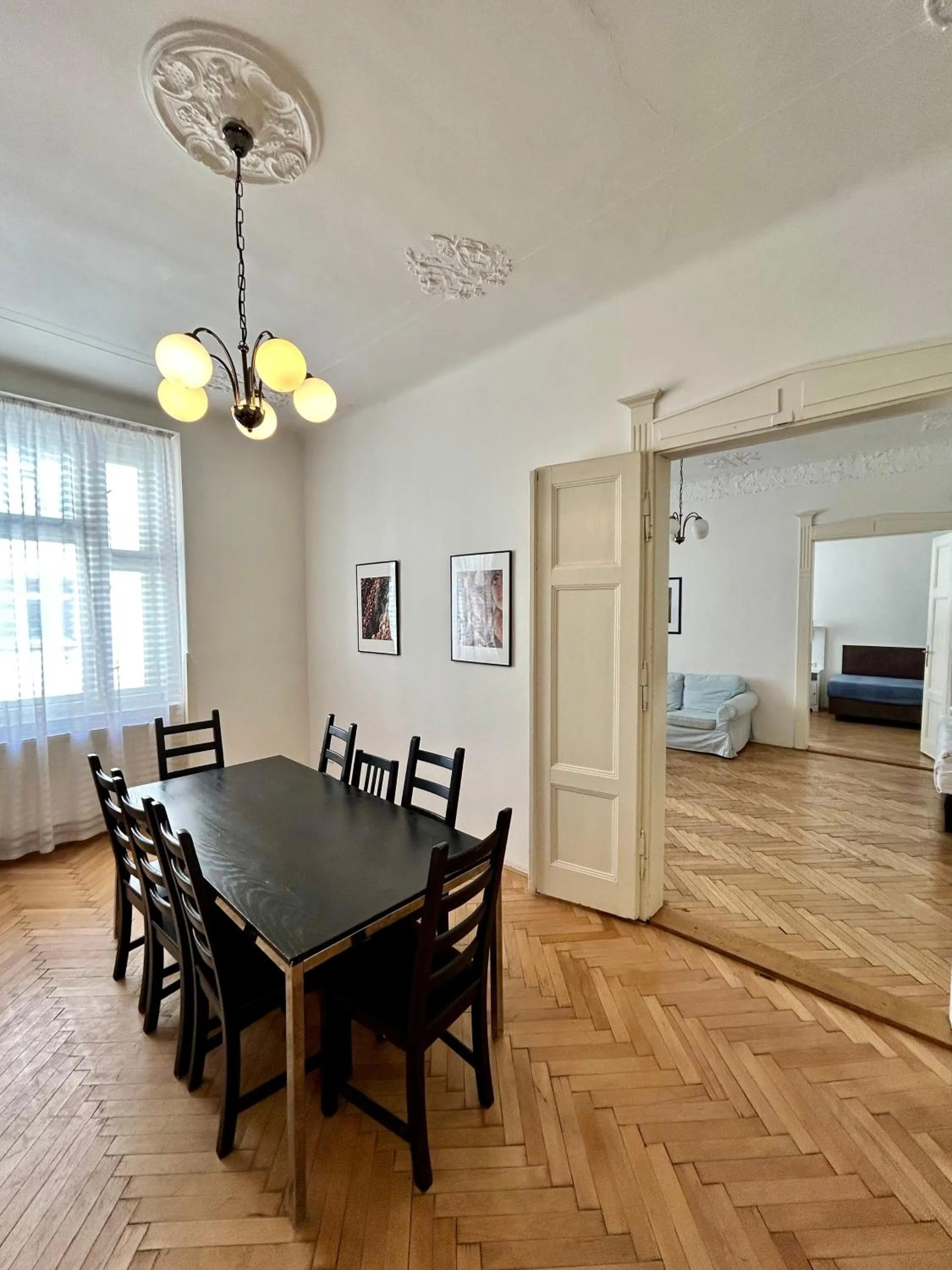 Living room, Bed in Prague Central Exclusive Apartments