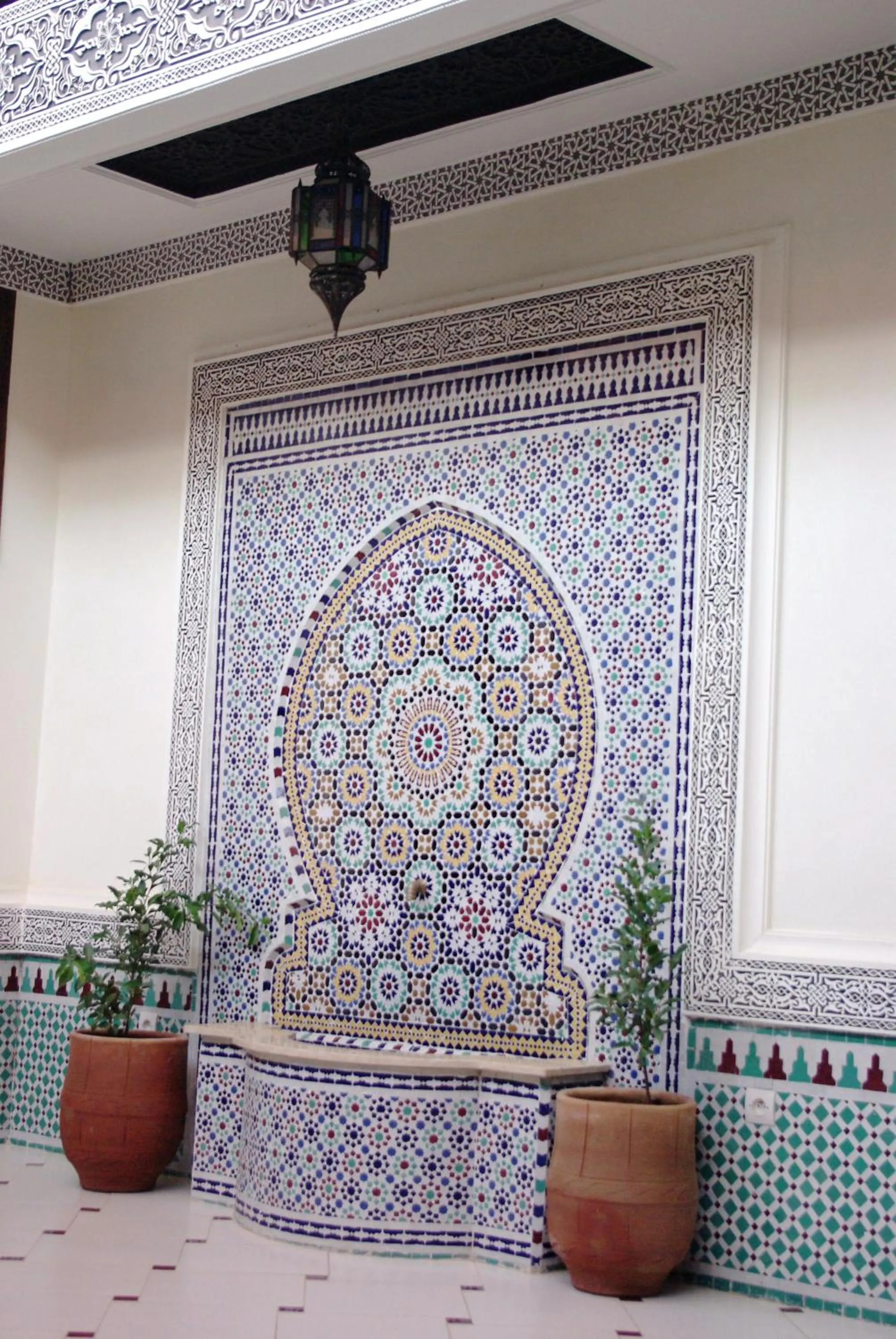 Decorative detail in Riad Jibraile