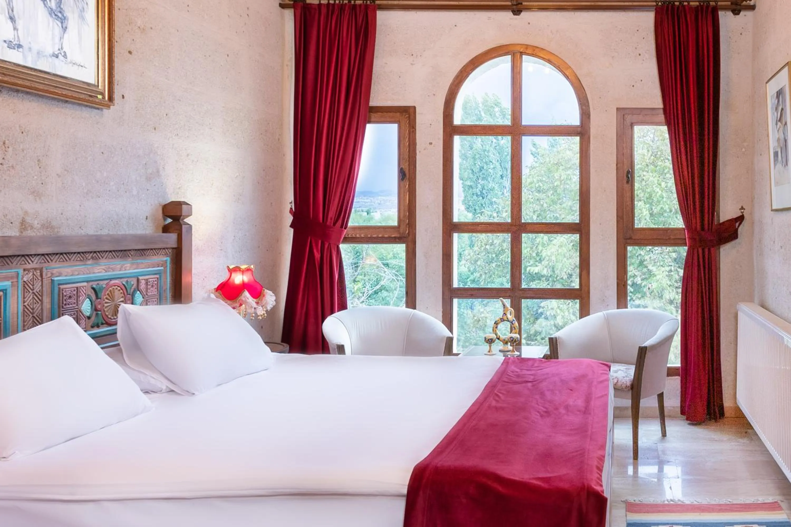 Bed in HacıAşık Konağı Butik Hotel