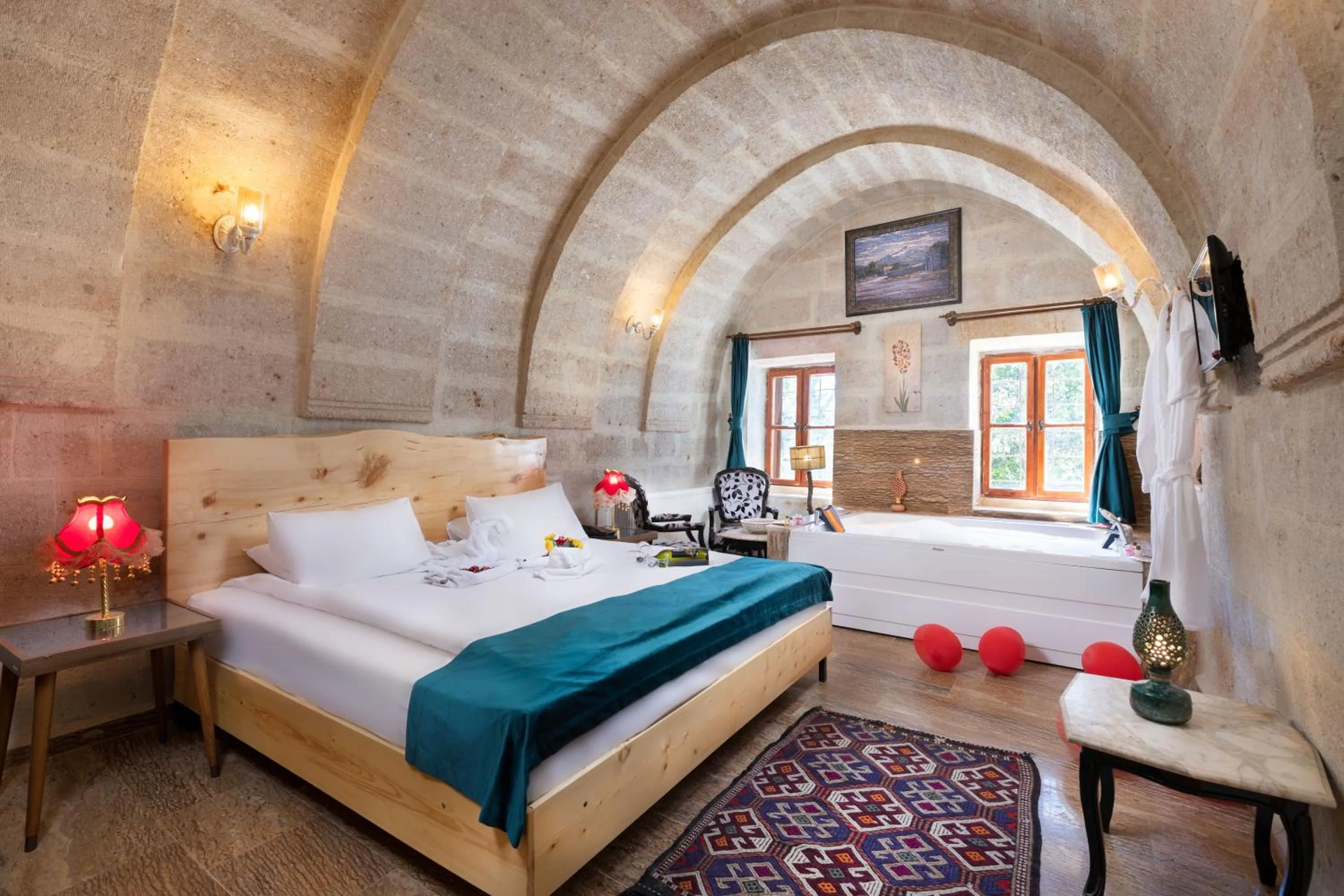 Bed in HacıAşık Konağı Butik Hotel