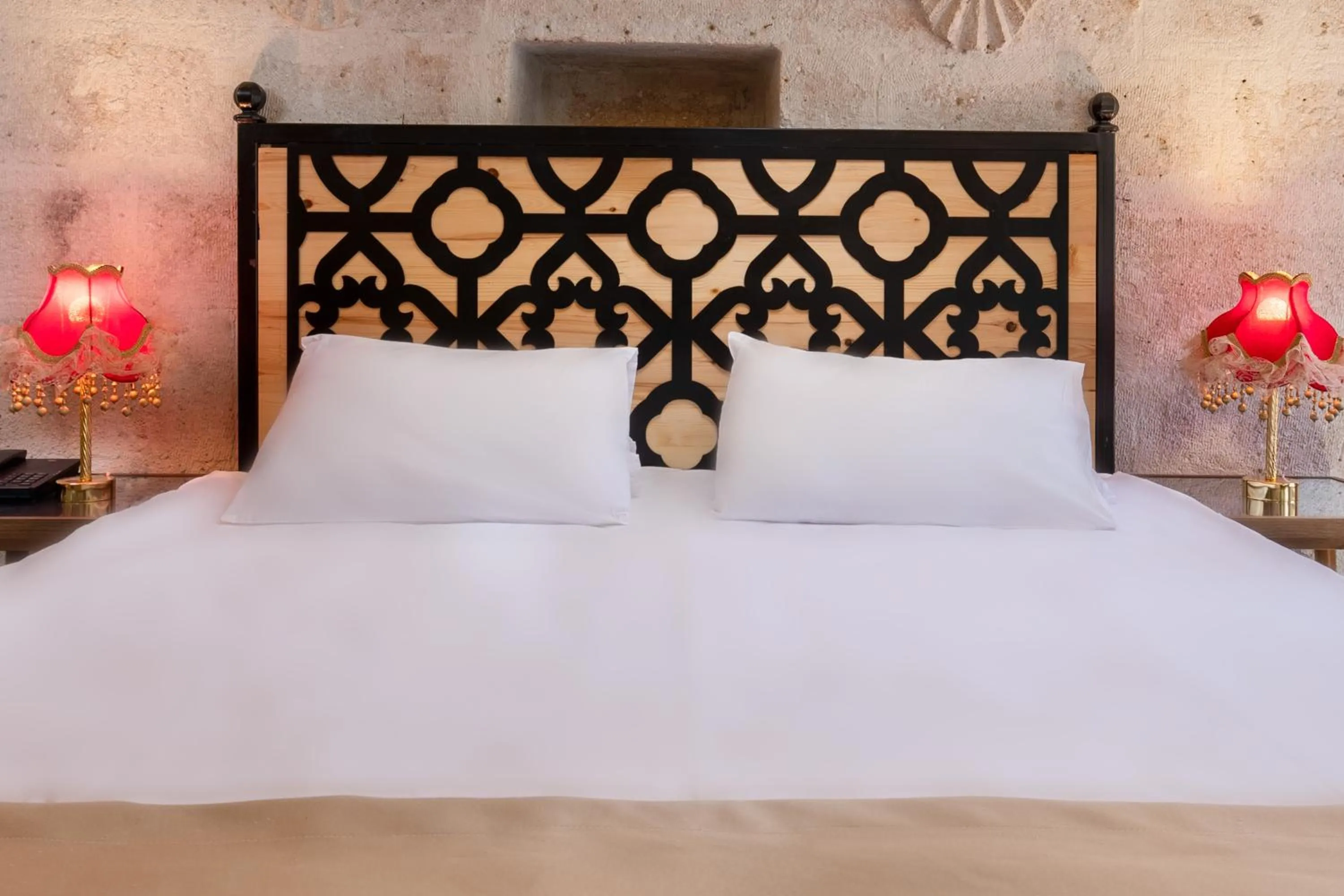 Bed in HacıAşık Konağı Butik Hotel