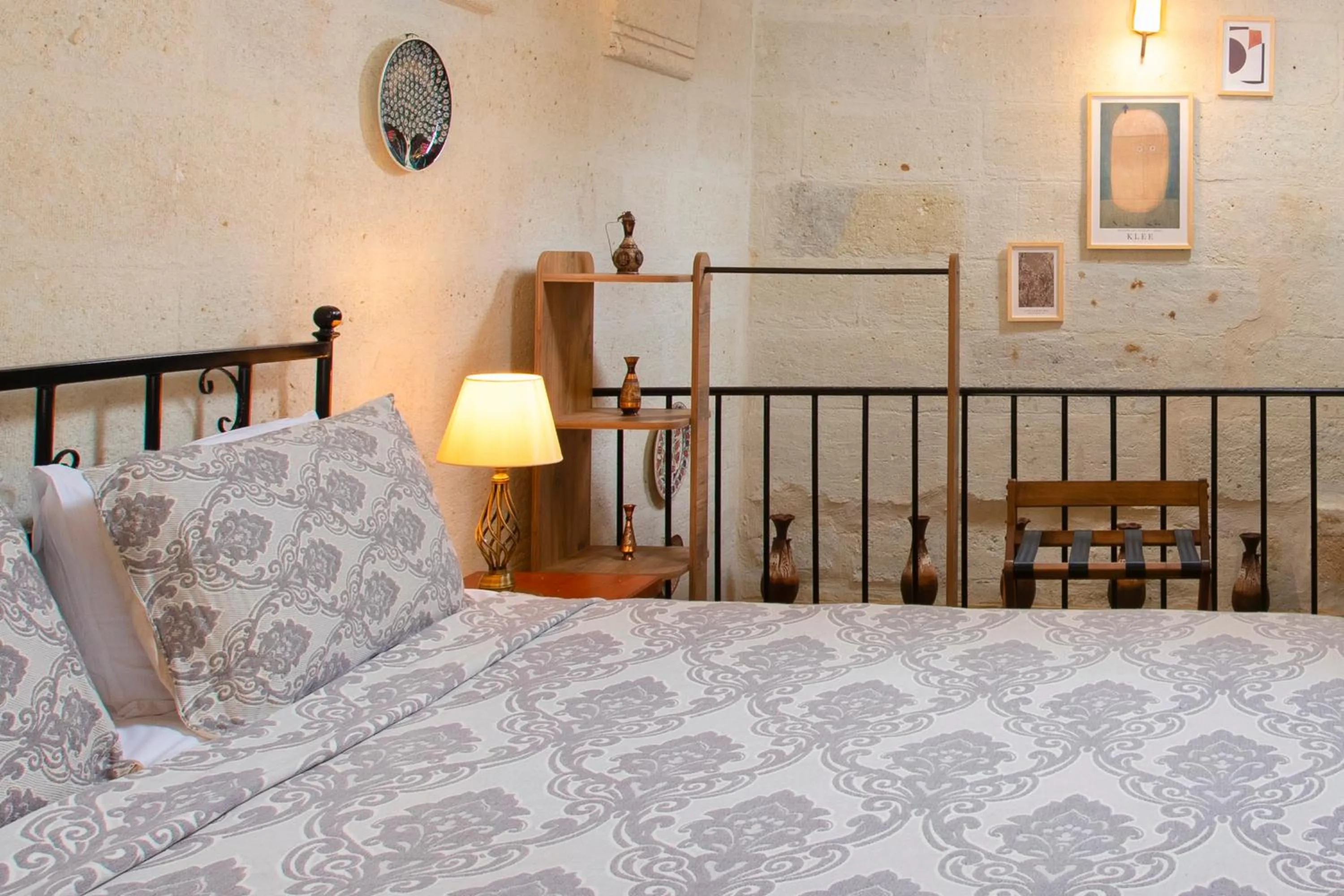 Bed in HacıAşık Konağı Butik Hotel