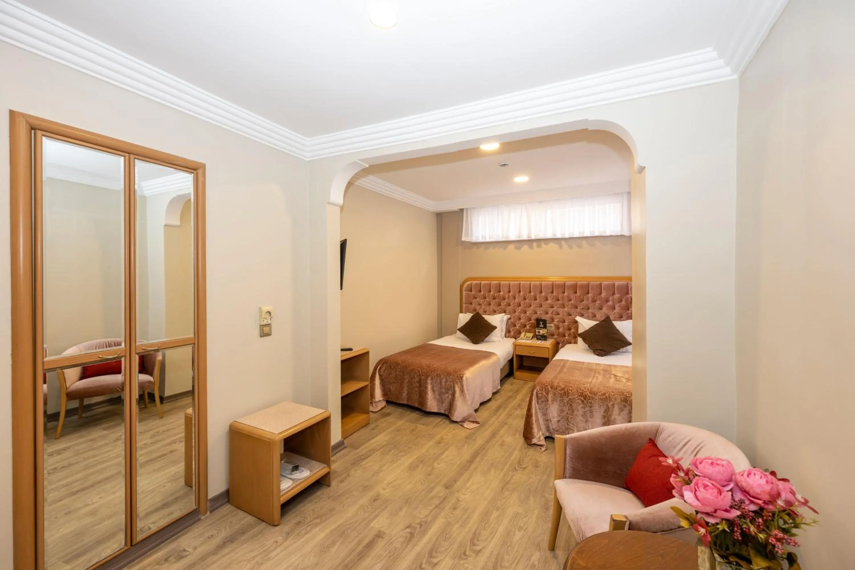 Bed in Grand Anka Hotel