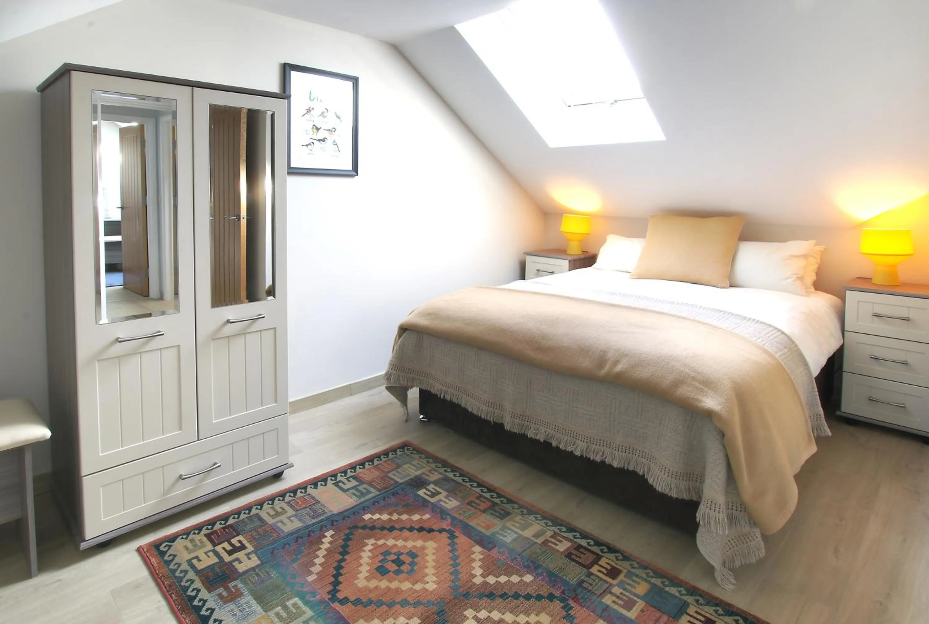 Bed in Swansea Valley Holiday Cottages