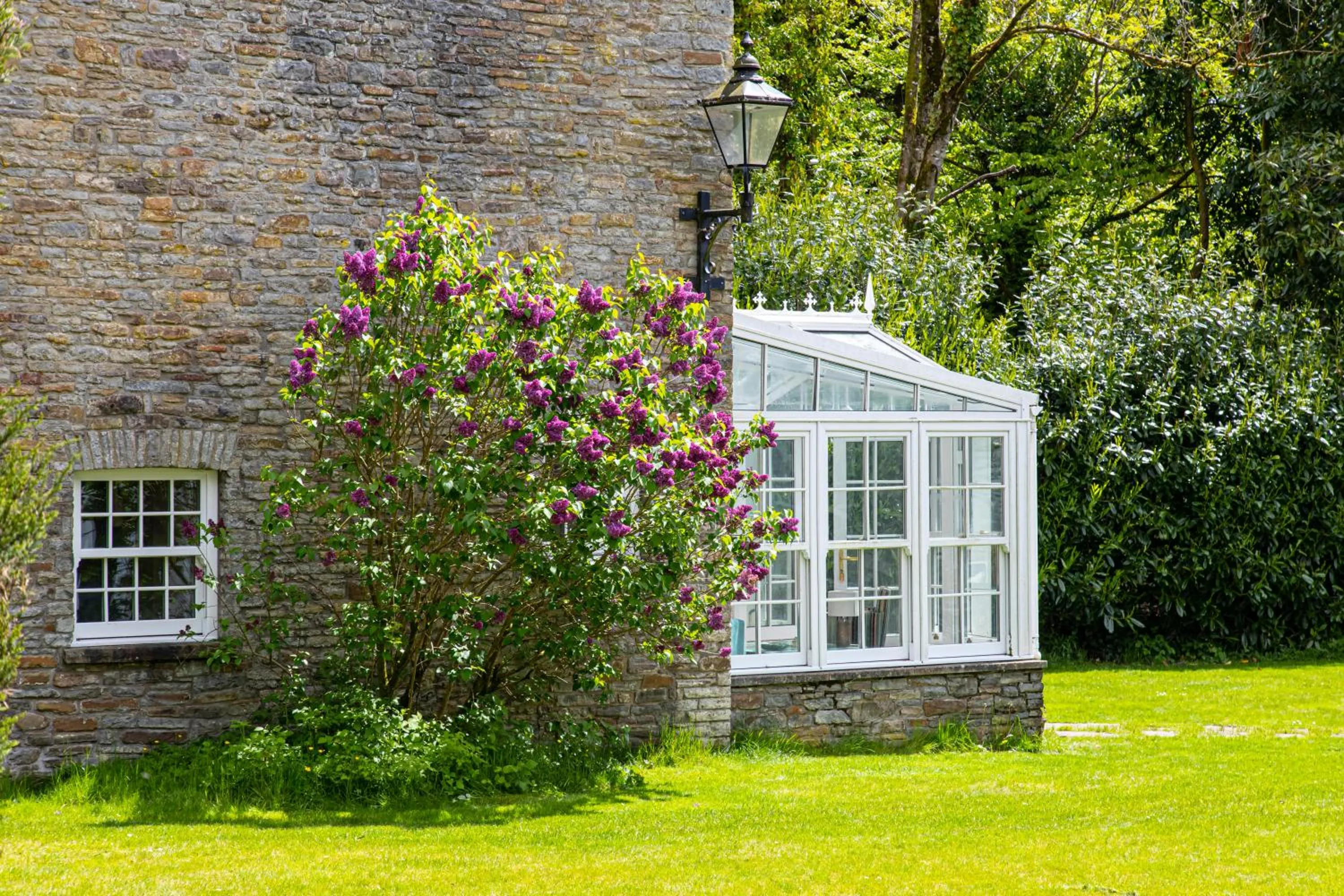 Garden in Swansea Valley Holiday Cottages