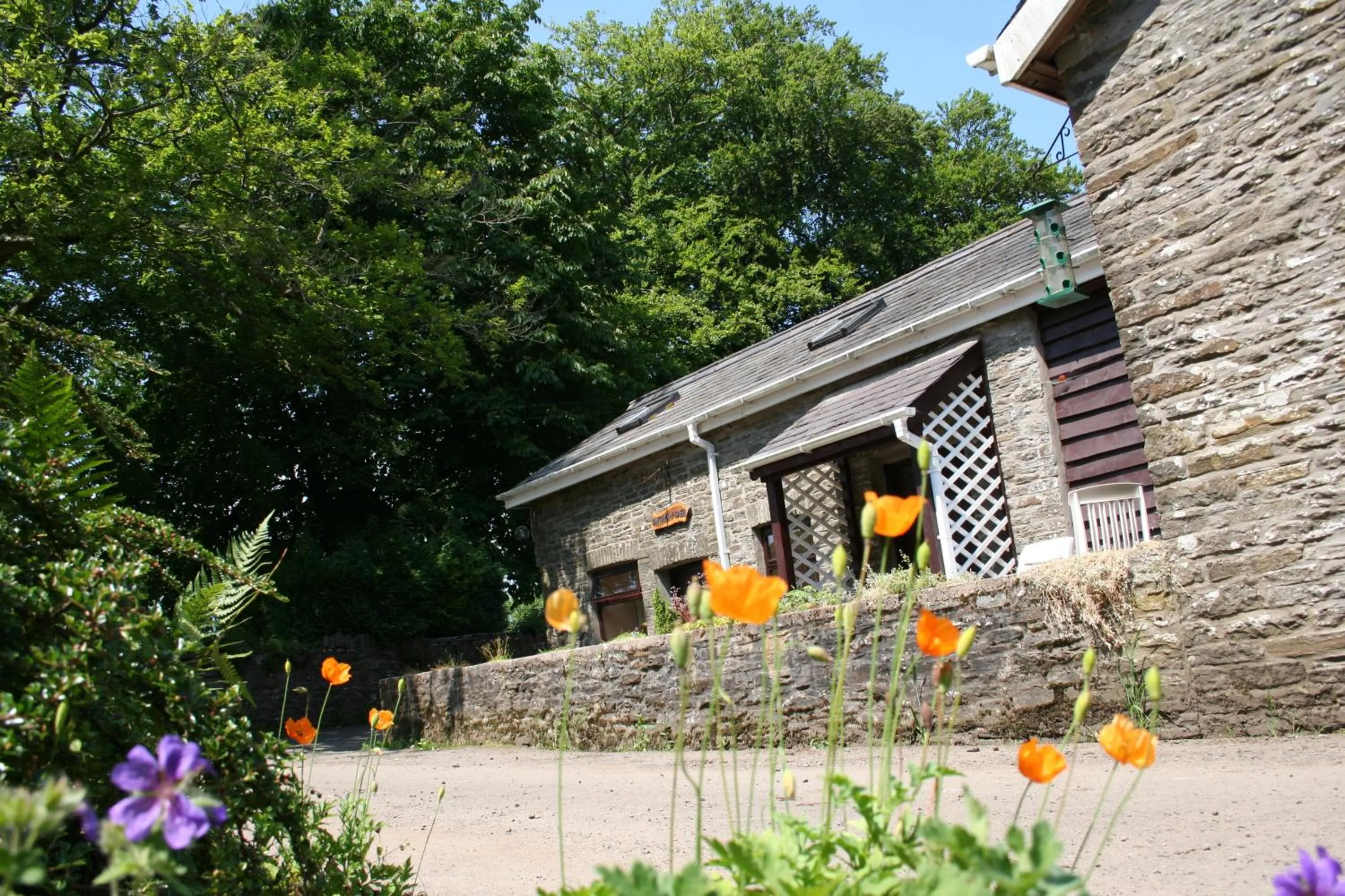 Facade/entrance in Swansea Valley Holiday Cottages