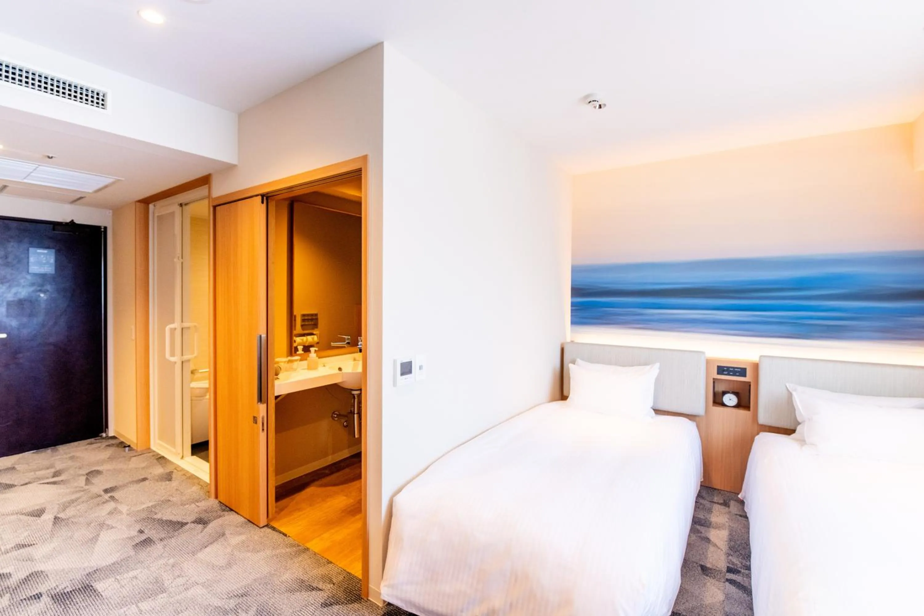 Bed in Richmond Hotel Miyazakiekimae