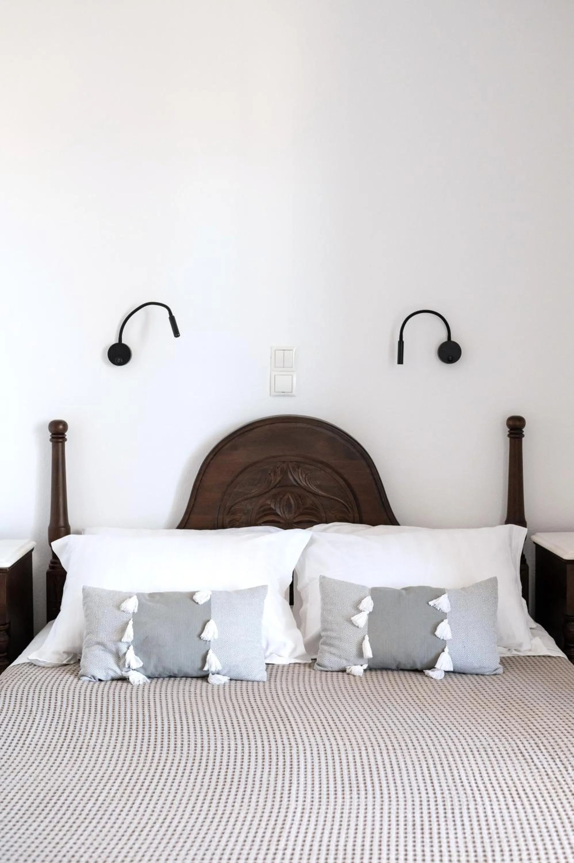 Bed in Sea Lilies Suites