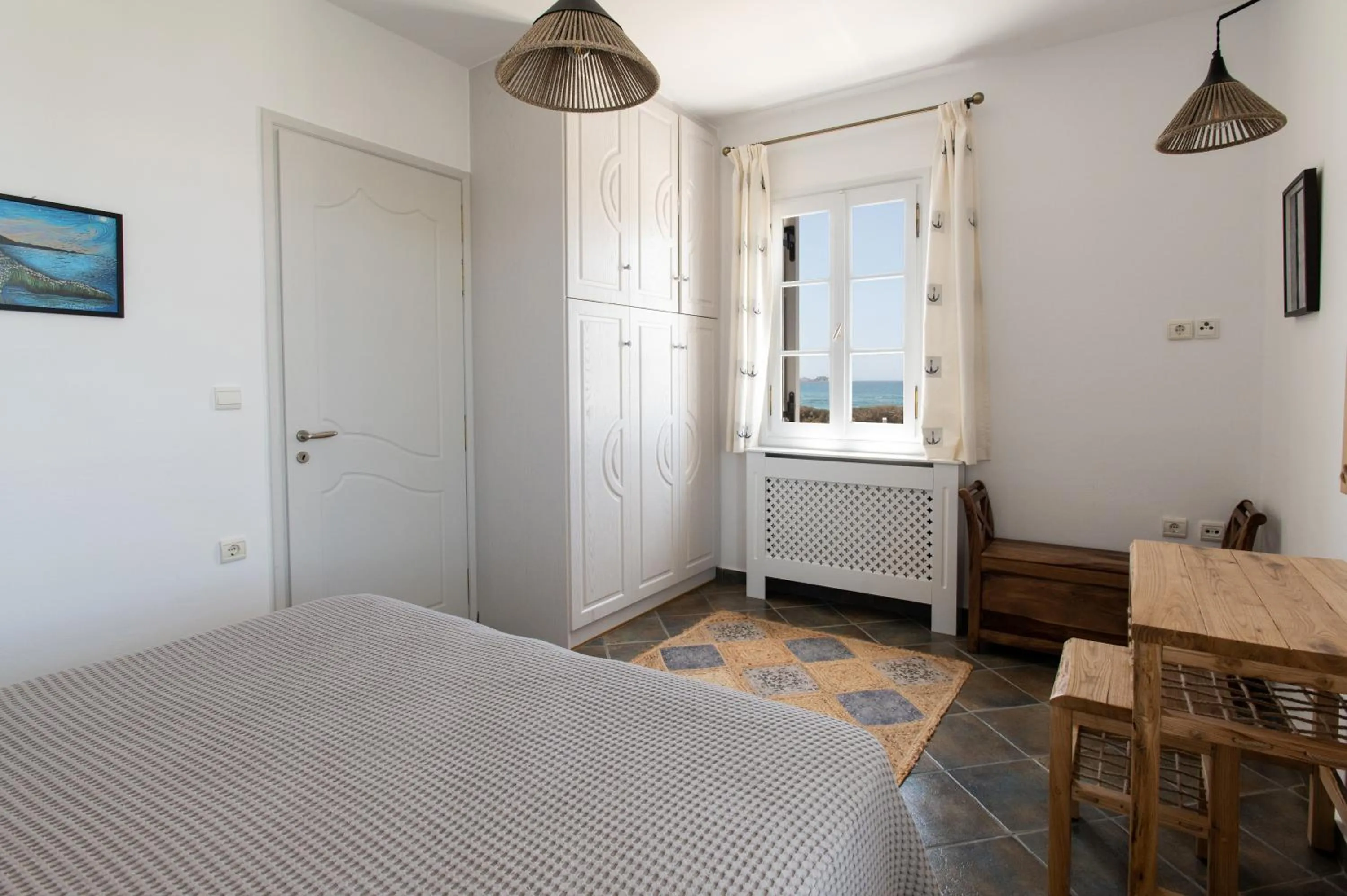 Bedroom, Bed in Sea Lilies Suites