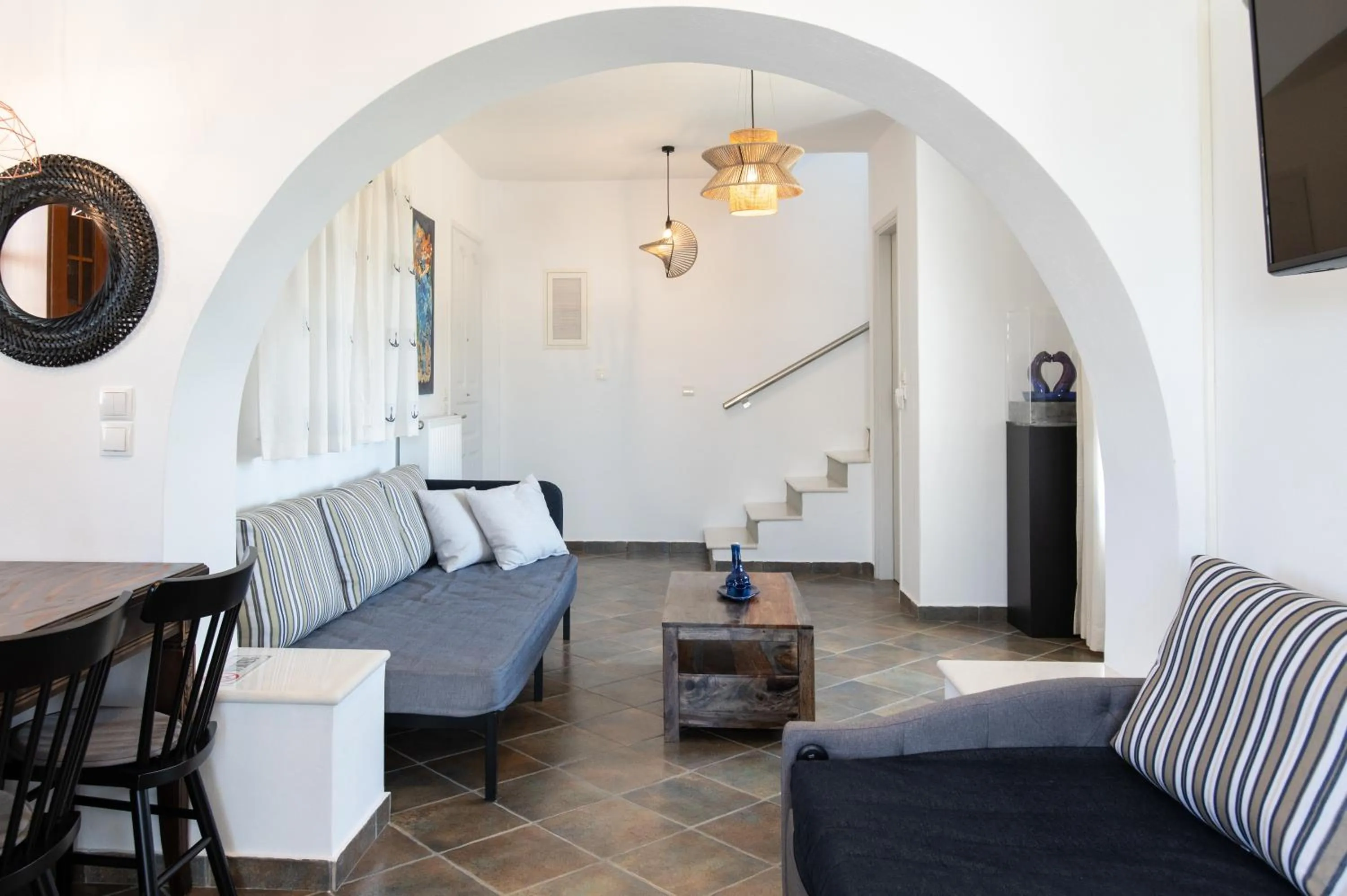 Bed in Sea Lilies Suites