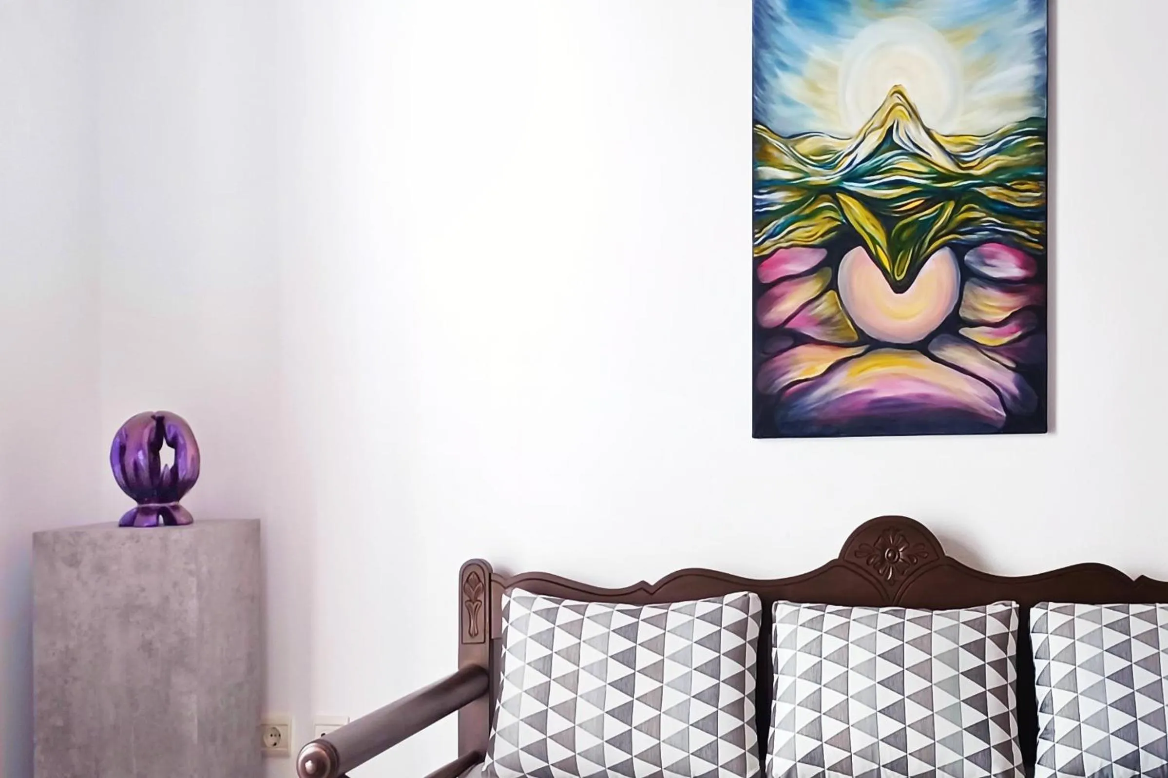 Living room in Sea Lilies Suites