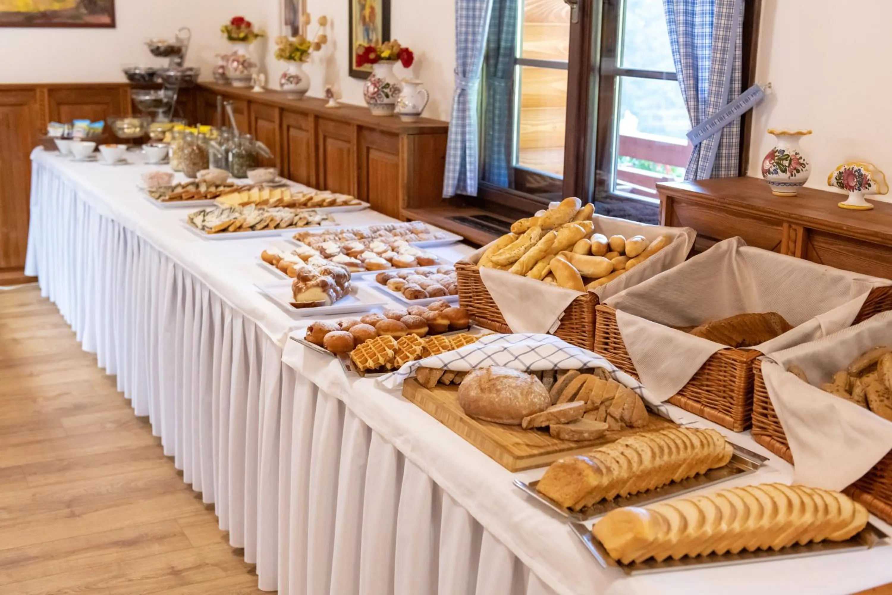 Buffet breakfast in Wellness Hotel Ondrášův dvůr