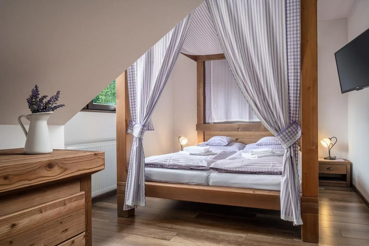 Bed in Wellness Hotel Ondrášův dvůr