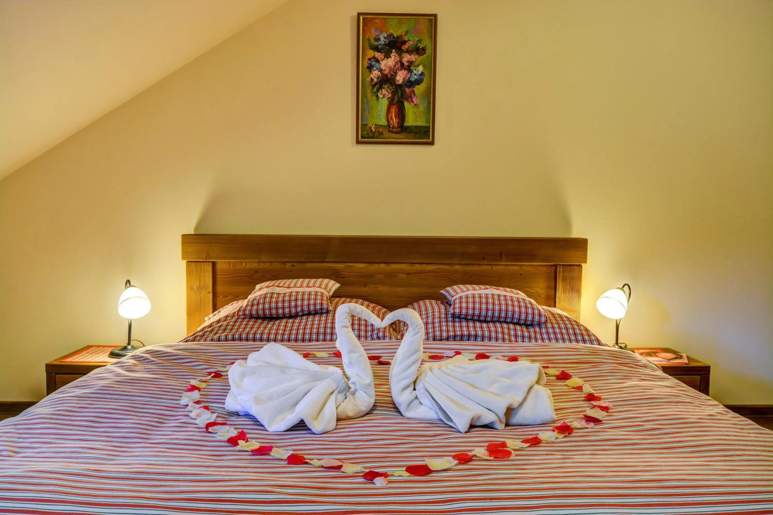 Bed in Wellness Hotel Ondrášův dvůr