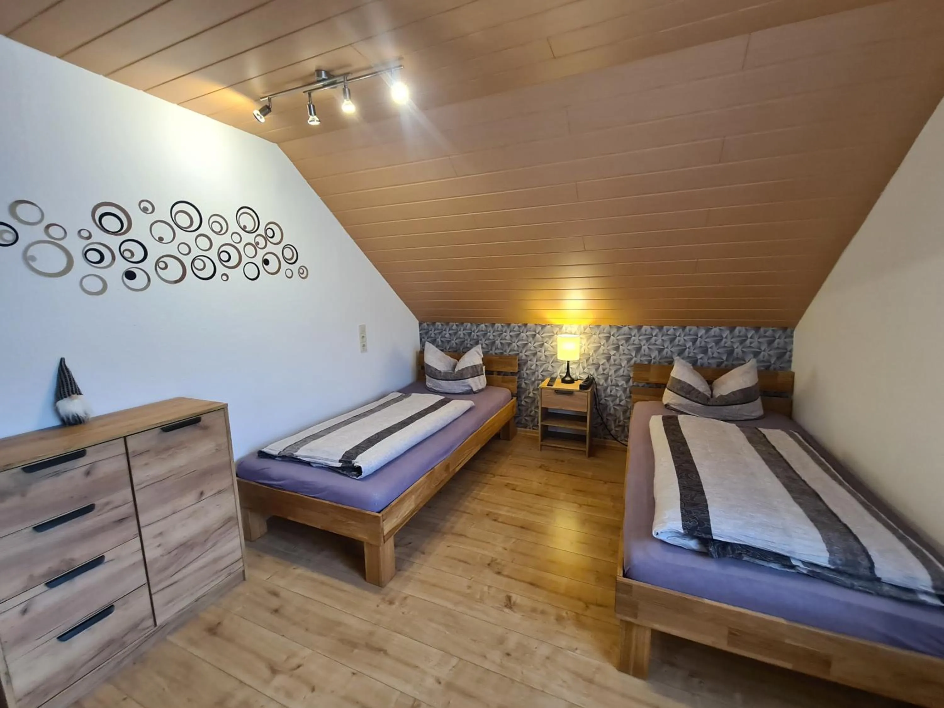 Bedroom, Bed in Haus Blume
