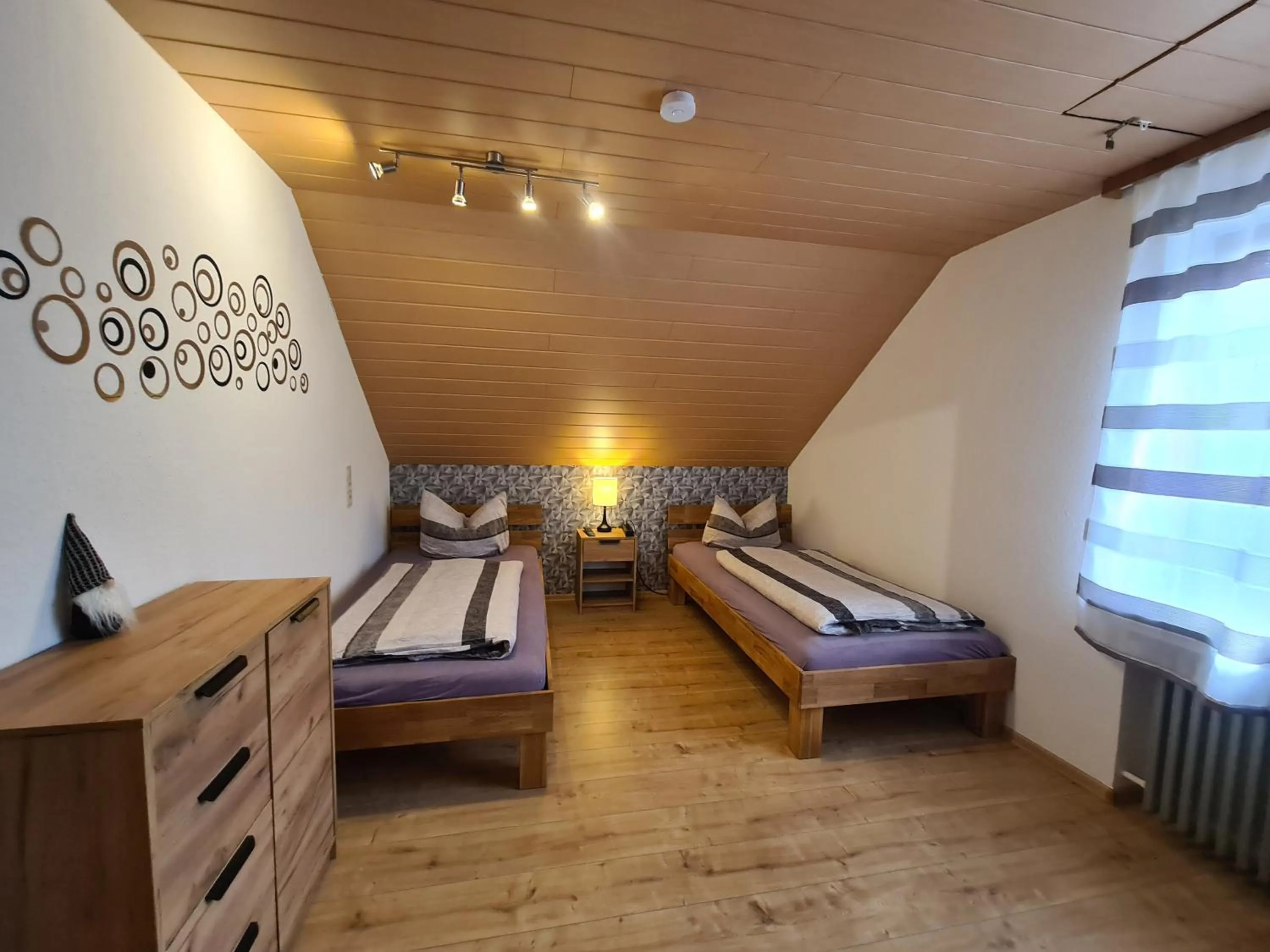 Bedroom, Bed in Haus Blume