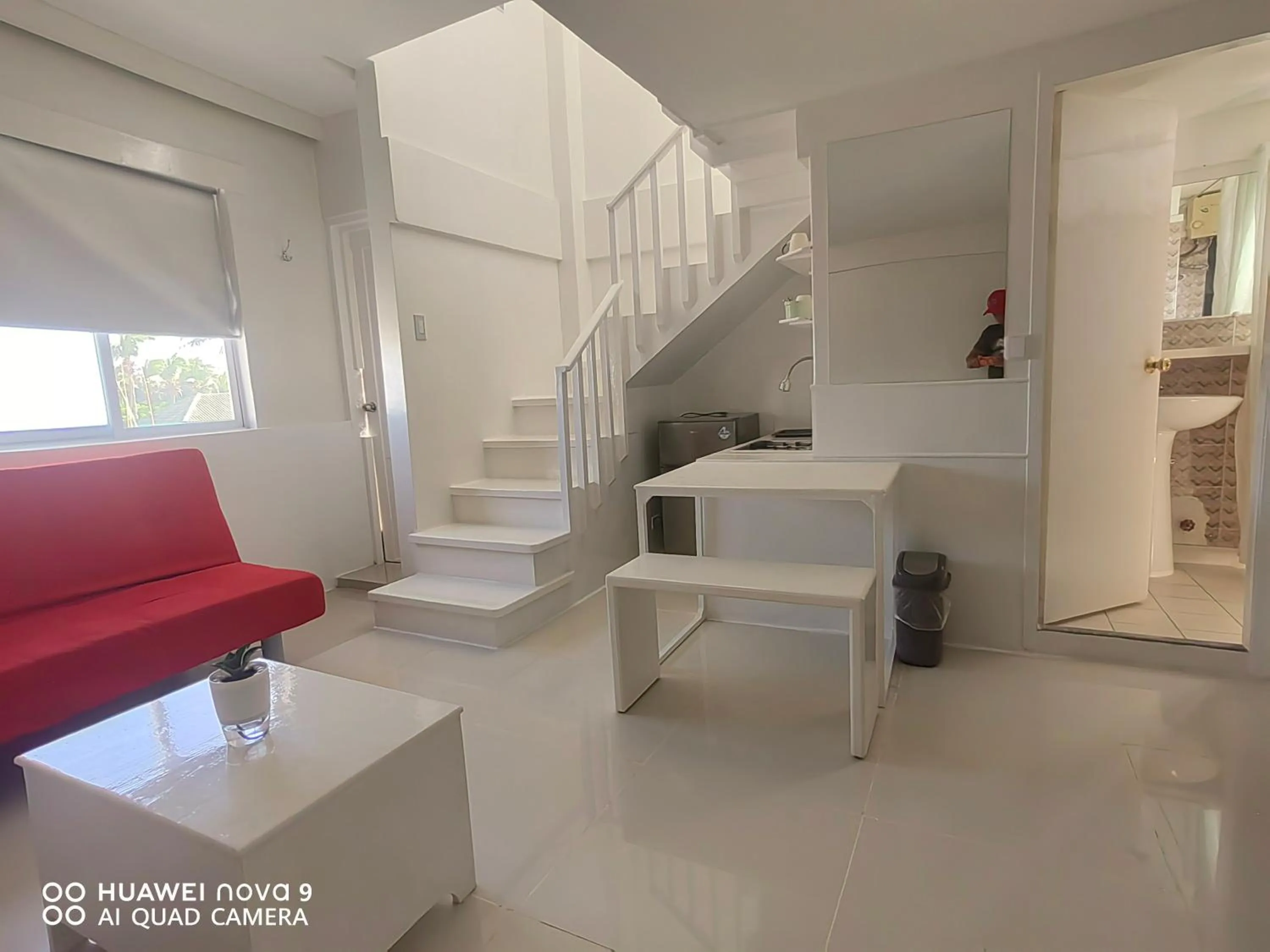 Kitchen or kitchenette in Mecasa Hotel