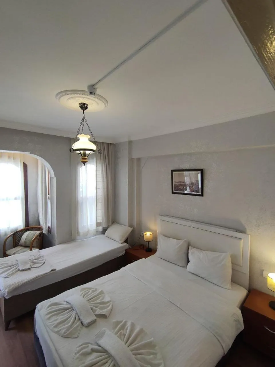 Bed in Hotel Antique