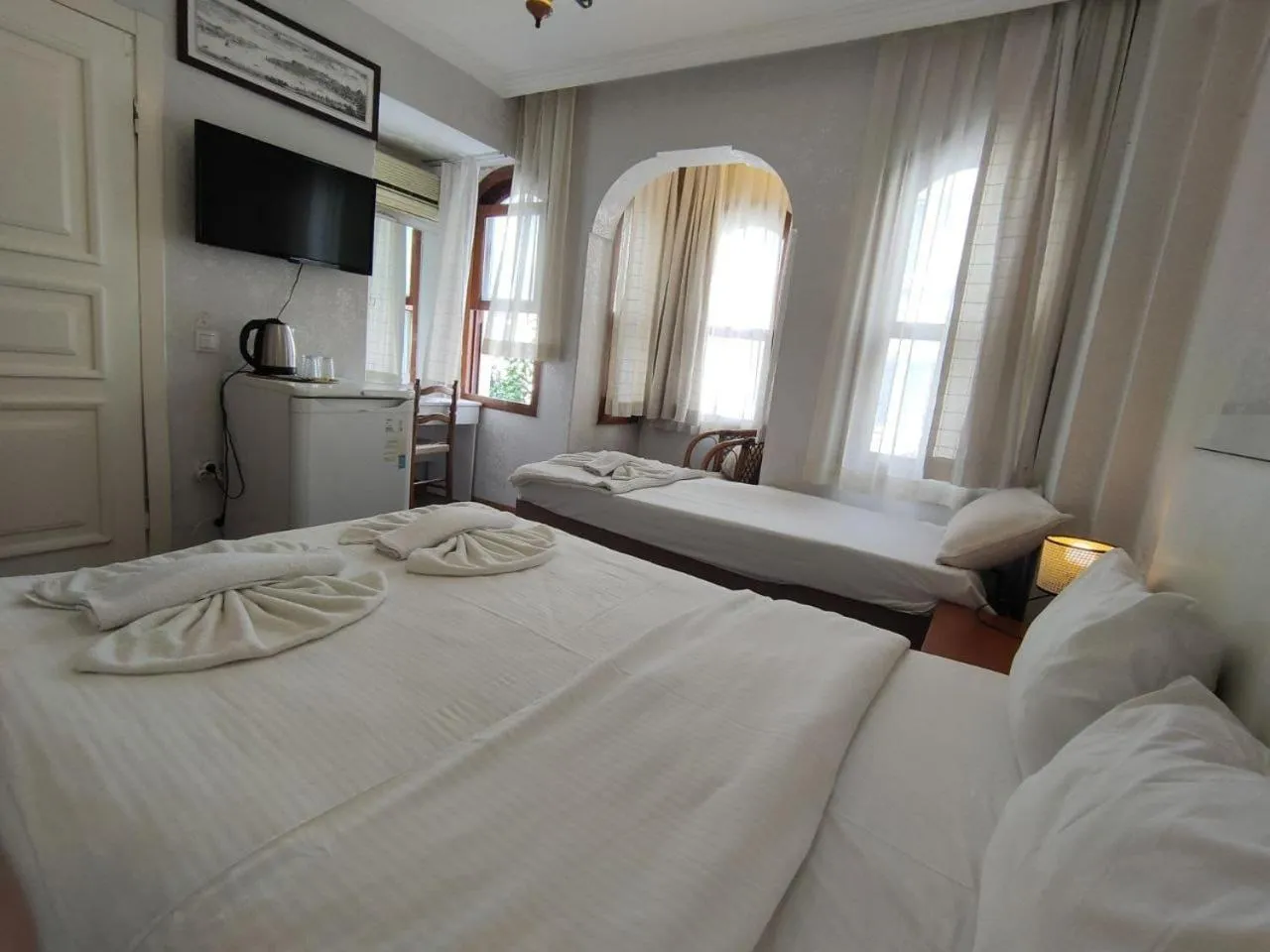 Bed in Hotel Antique