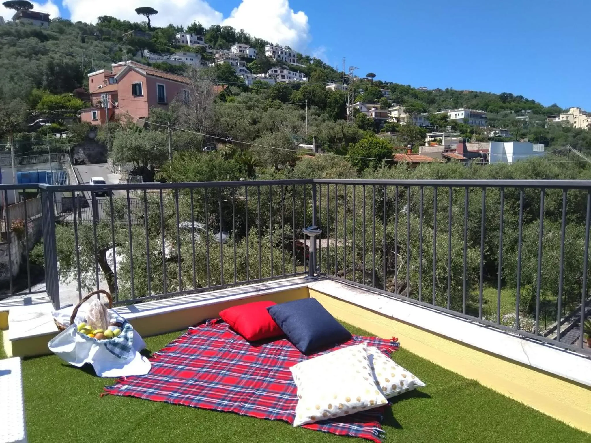 Balcony/Terrace in Oasi Madre della Pace