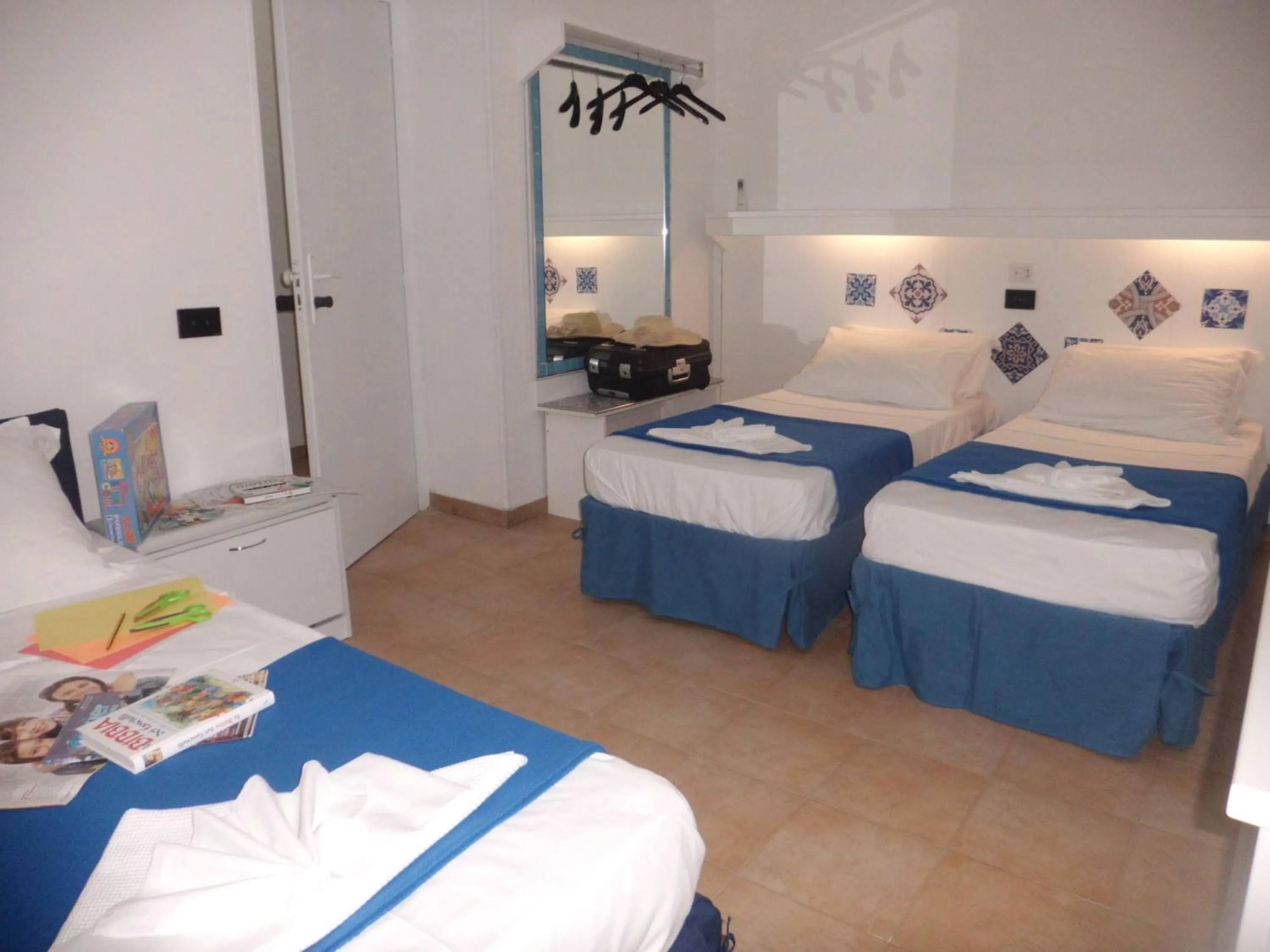 Photo of the whole room, Bed in Oasi Madre della Pace