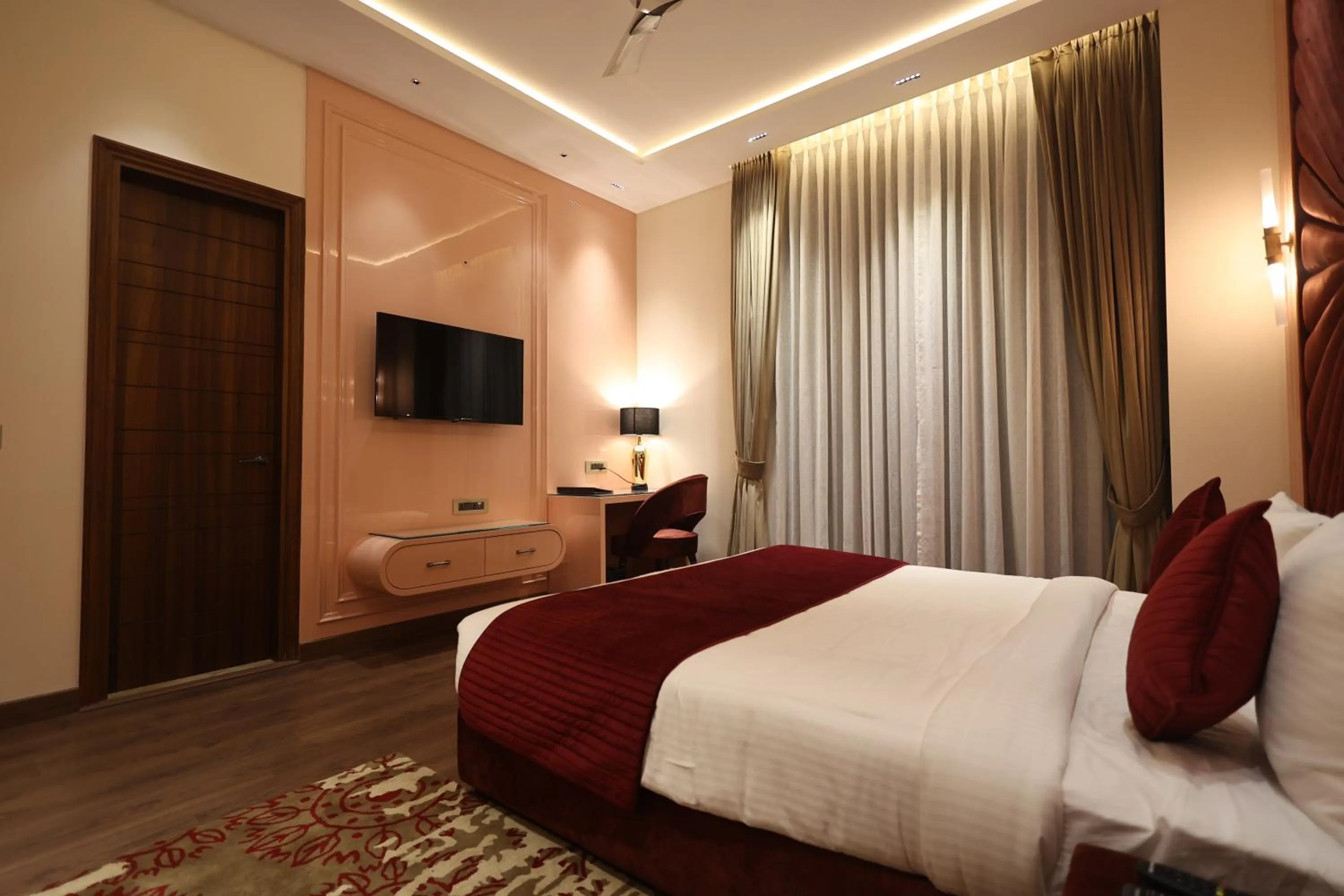 Bed in The Ramayana Hotel, Ayodhya