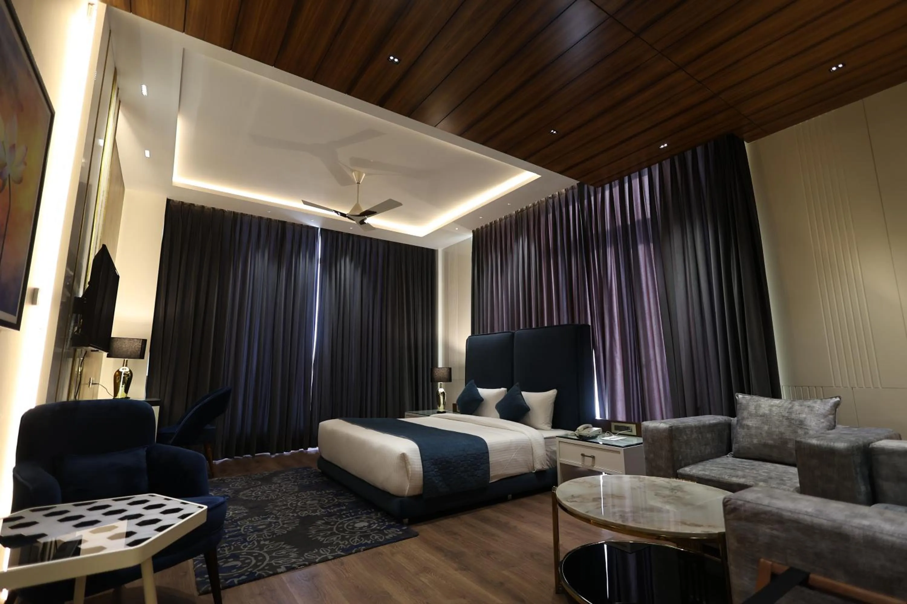 Bed in The Ramayana Hotel, Ayodhya