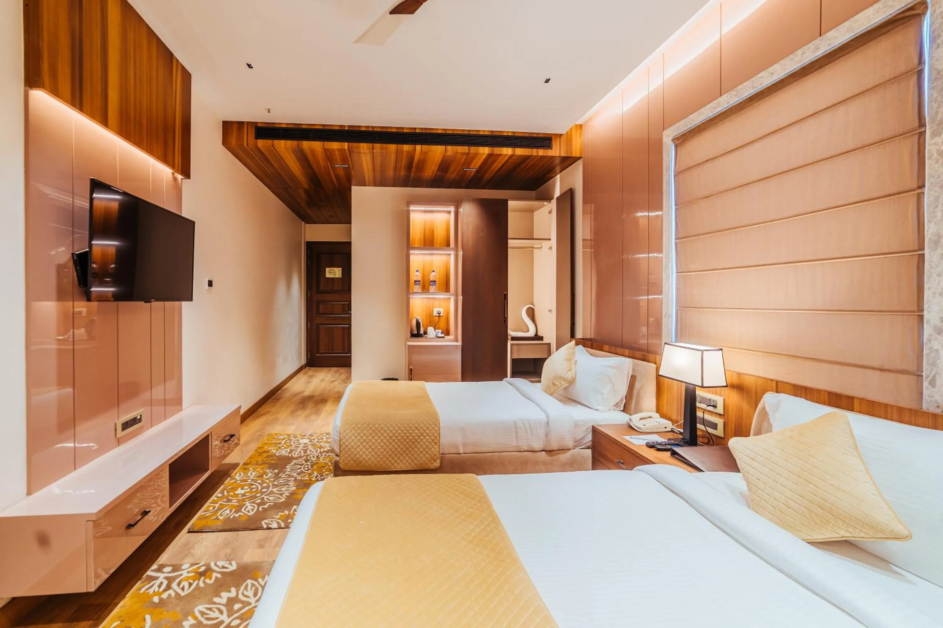 Bed in The Ramayana Hotel, Ayodhya