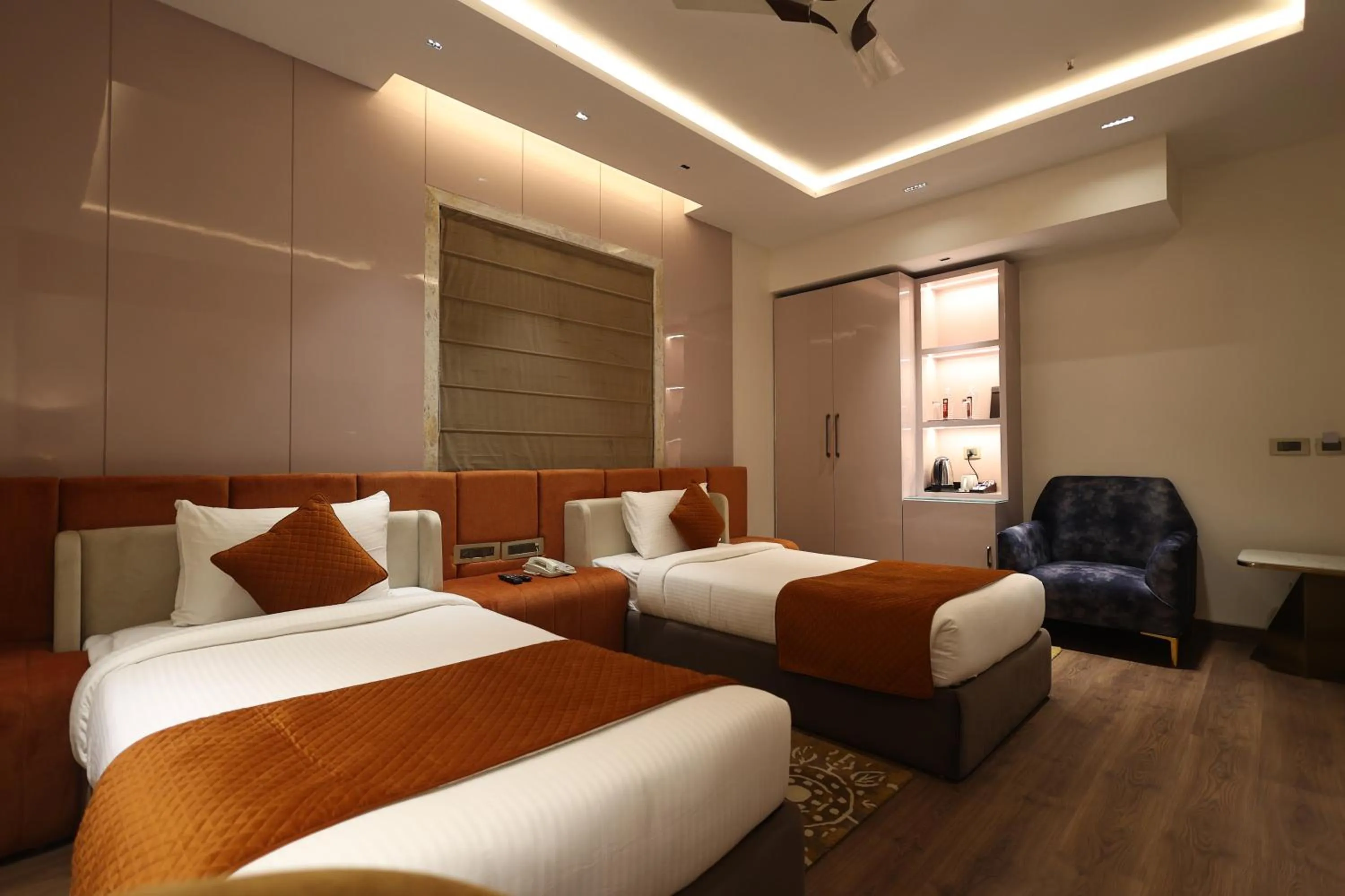 Bed in The Ramayana Hotel, Ayodhya