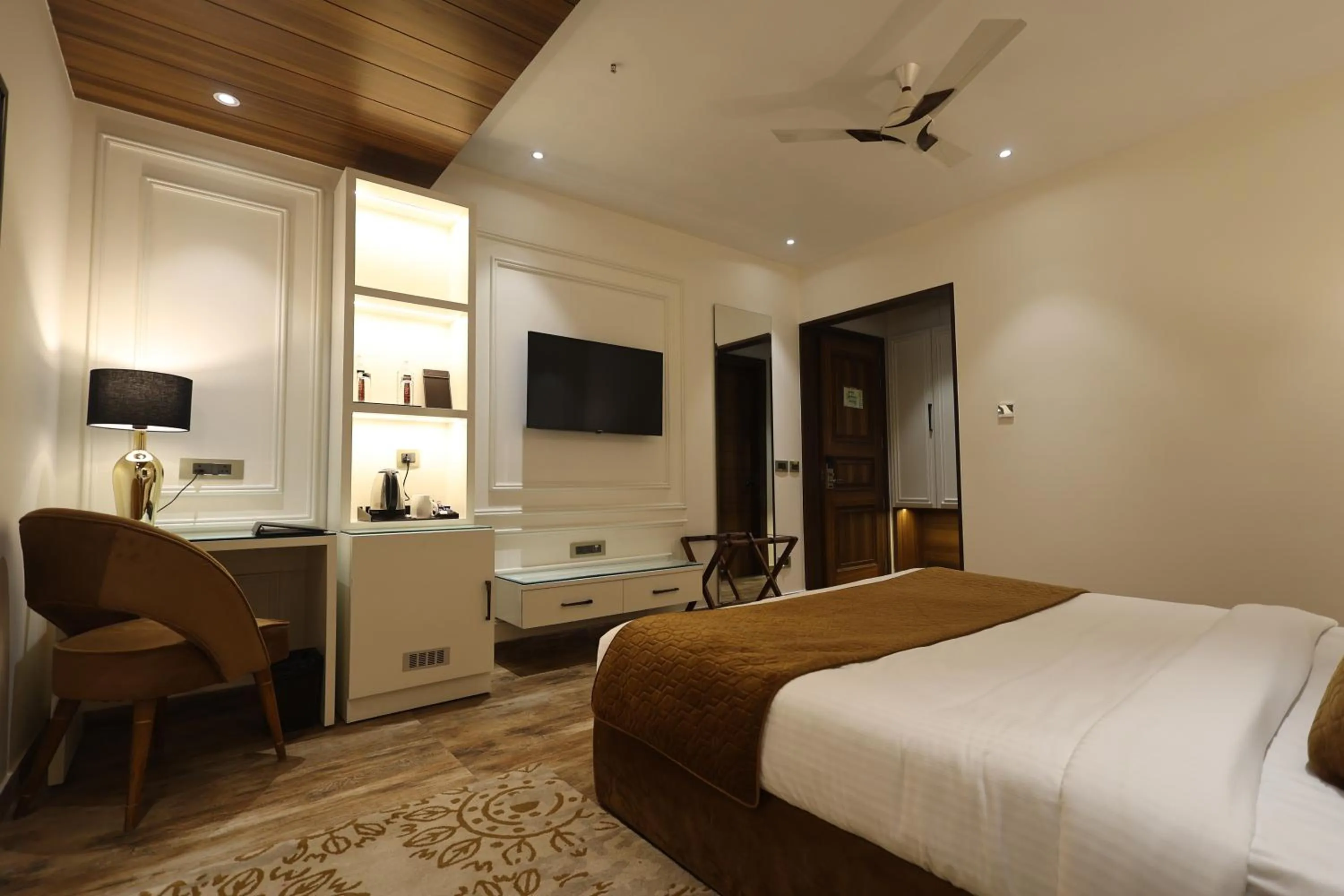 Bed in The Ramayana Hotel, Ayodhya