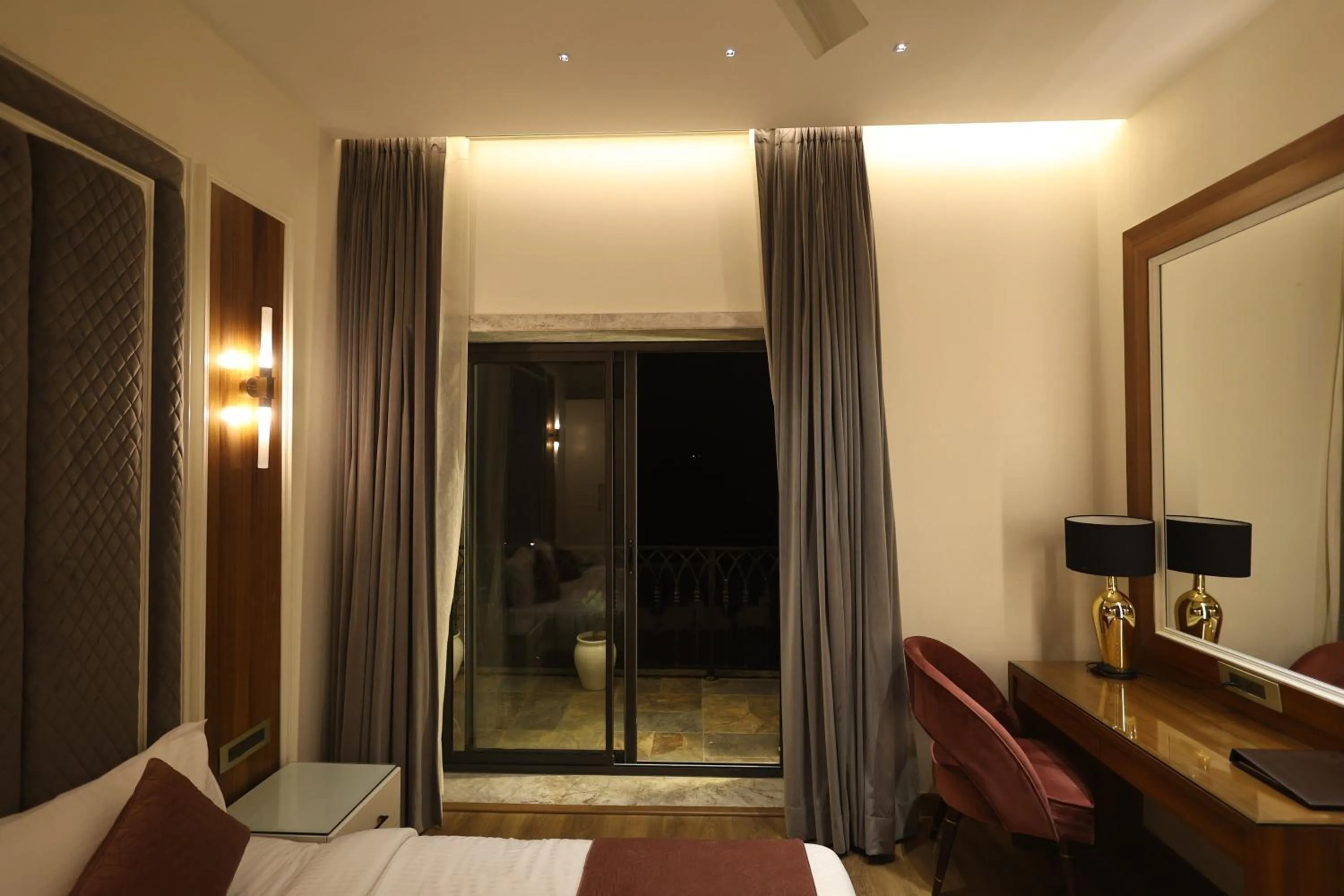 Bed in The Ramayana Hotel, Ayodhya