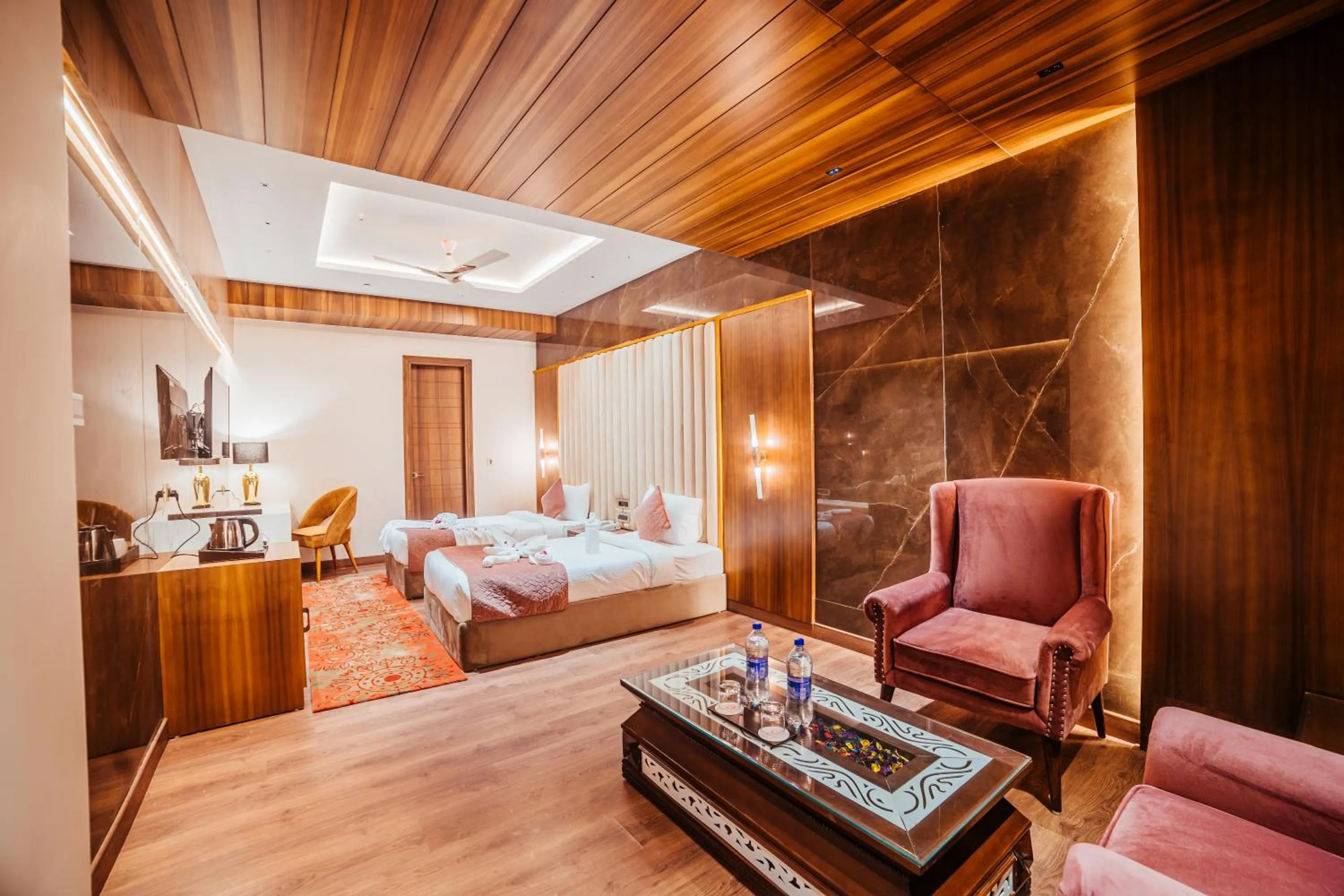 Bed in The Ramayana Hotel, Ayodhya