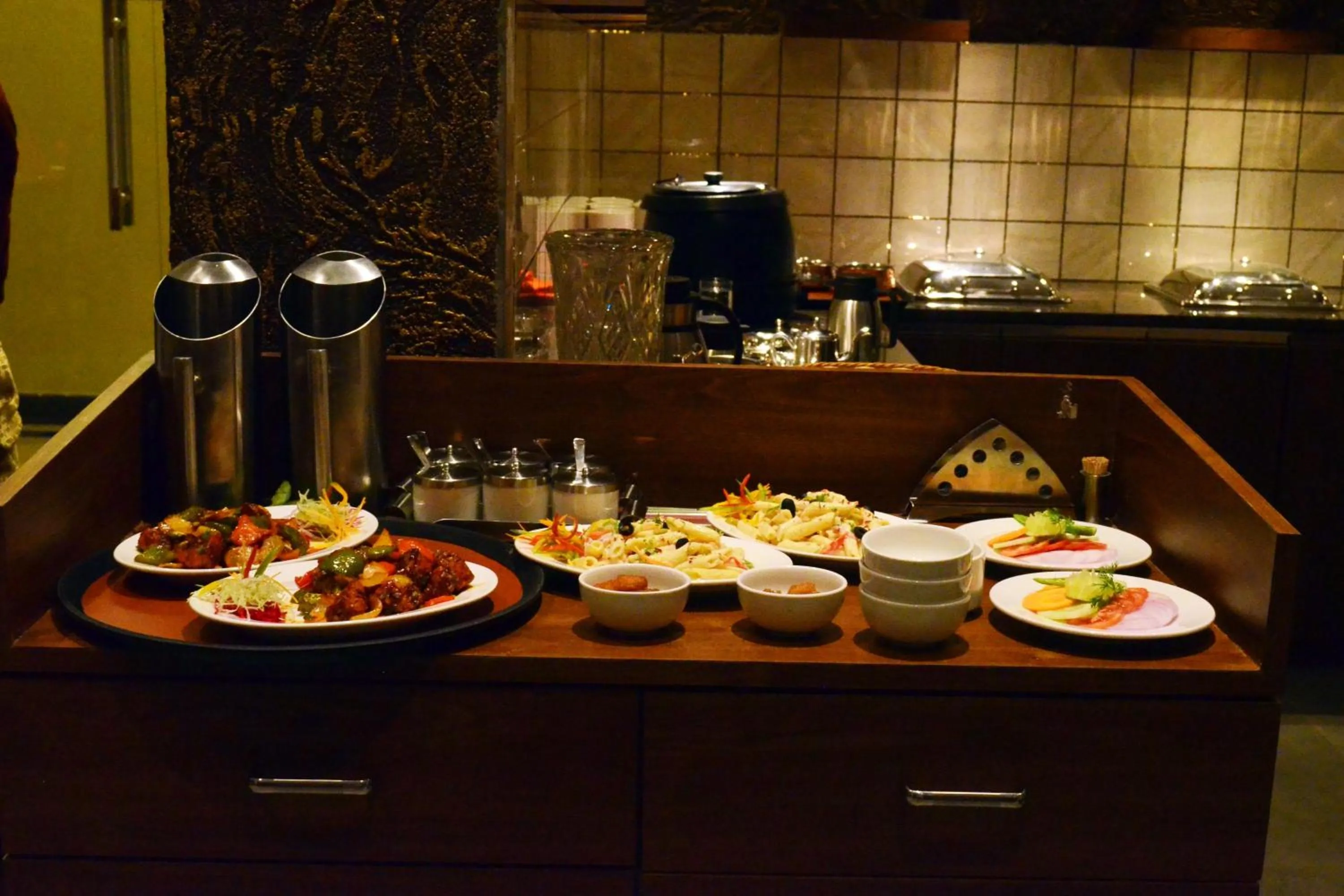 Restaurant/places to eat in The Aurum Subrahmanya