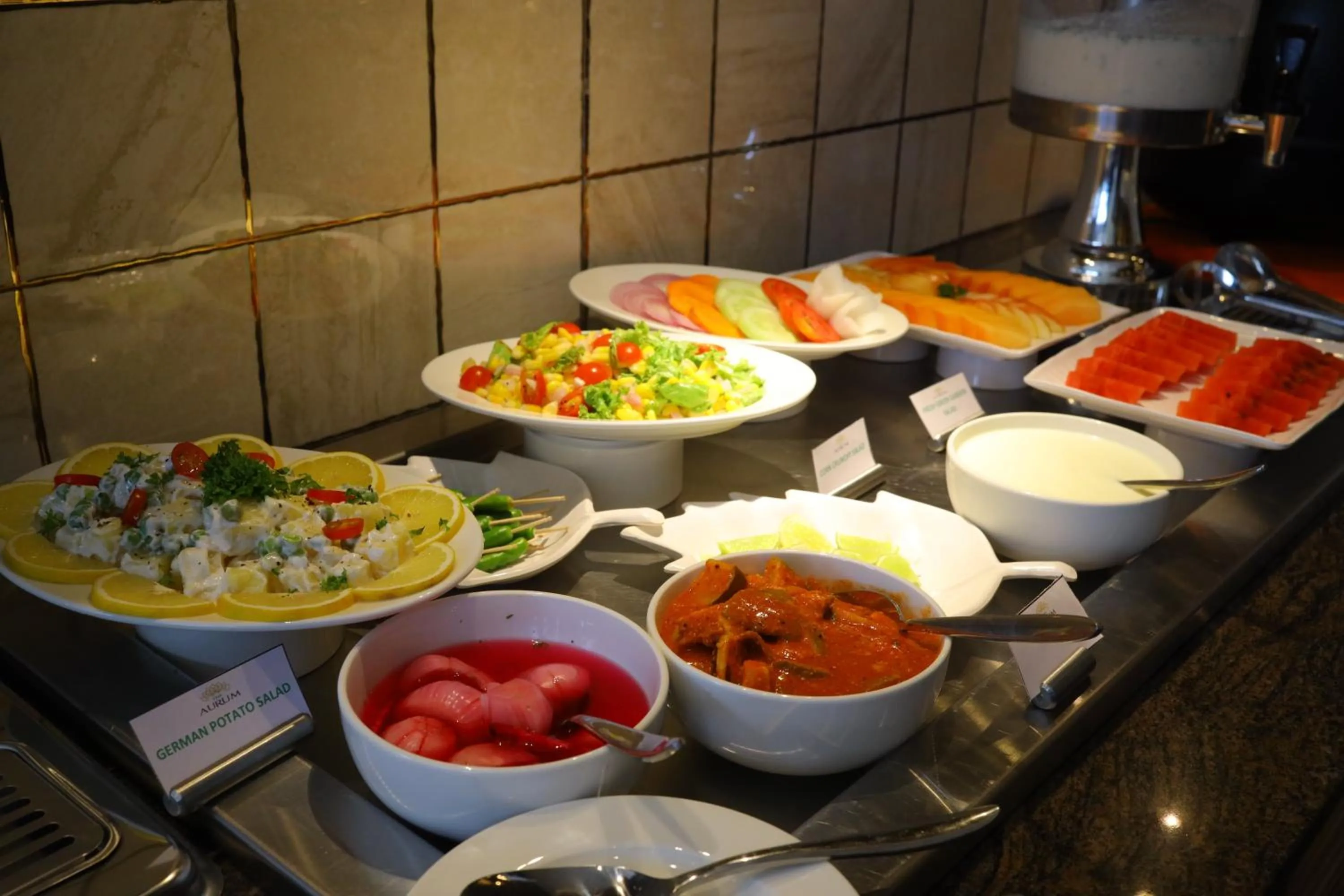 Food and drinks in The Aurum Subrahmanya