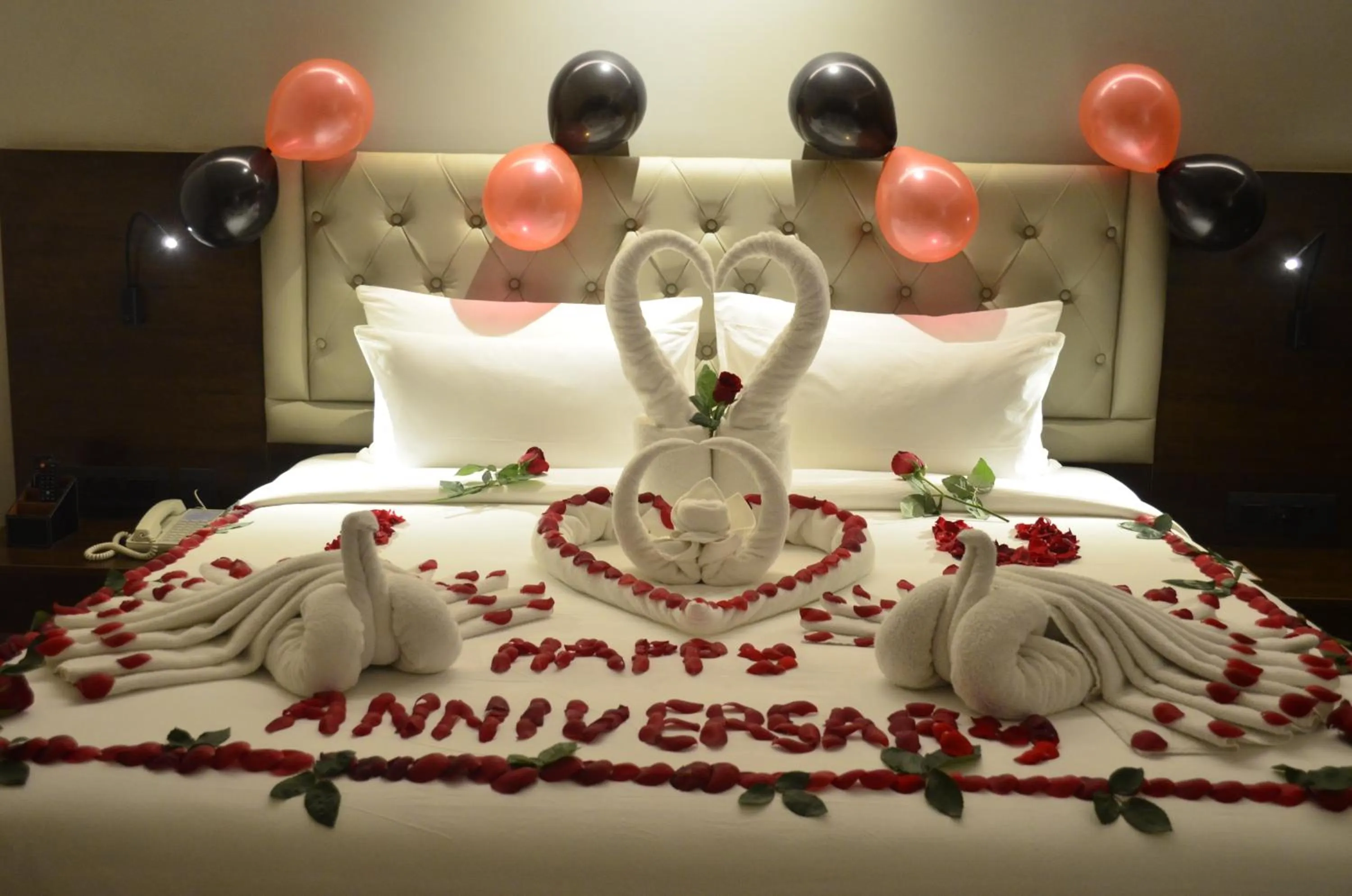 Decorative detail, Bed in The Aurum Subrahmanya