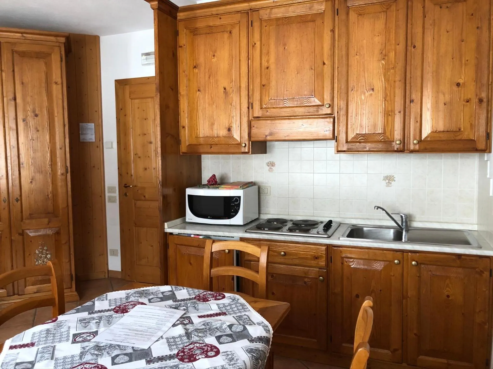 Kitchen or kitchenette in Residence Oberteil