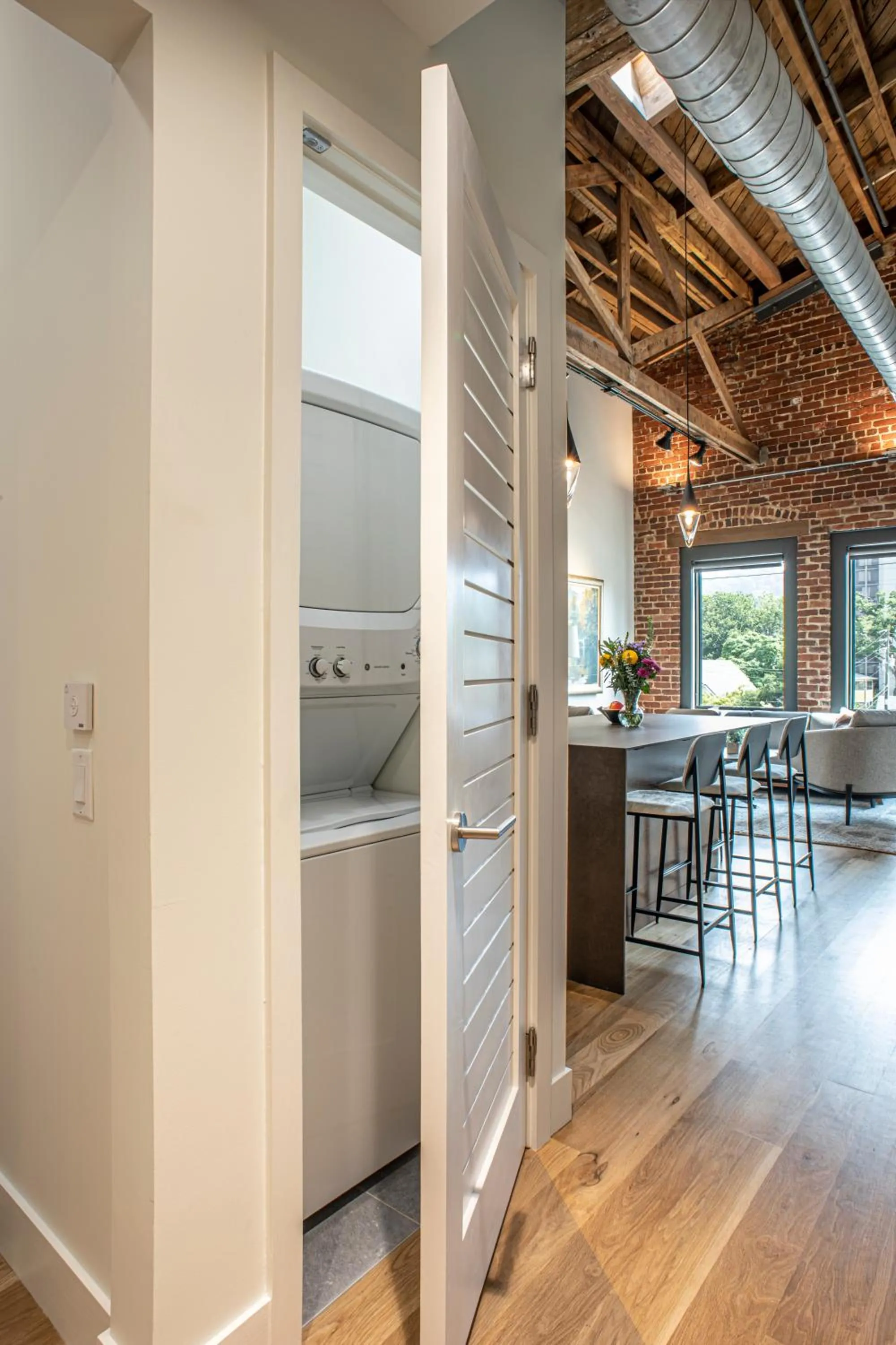 washing machine in Elevation Lofts Hotel