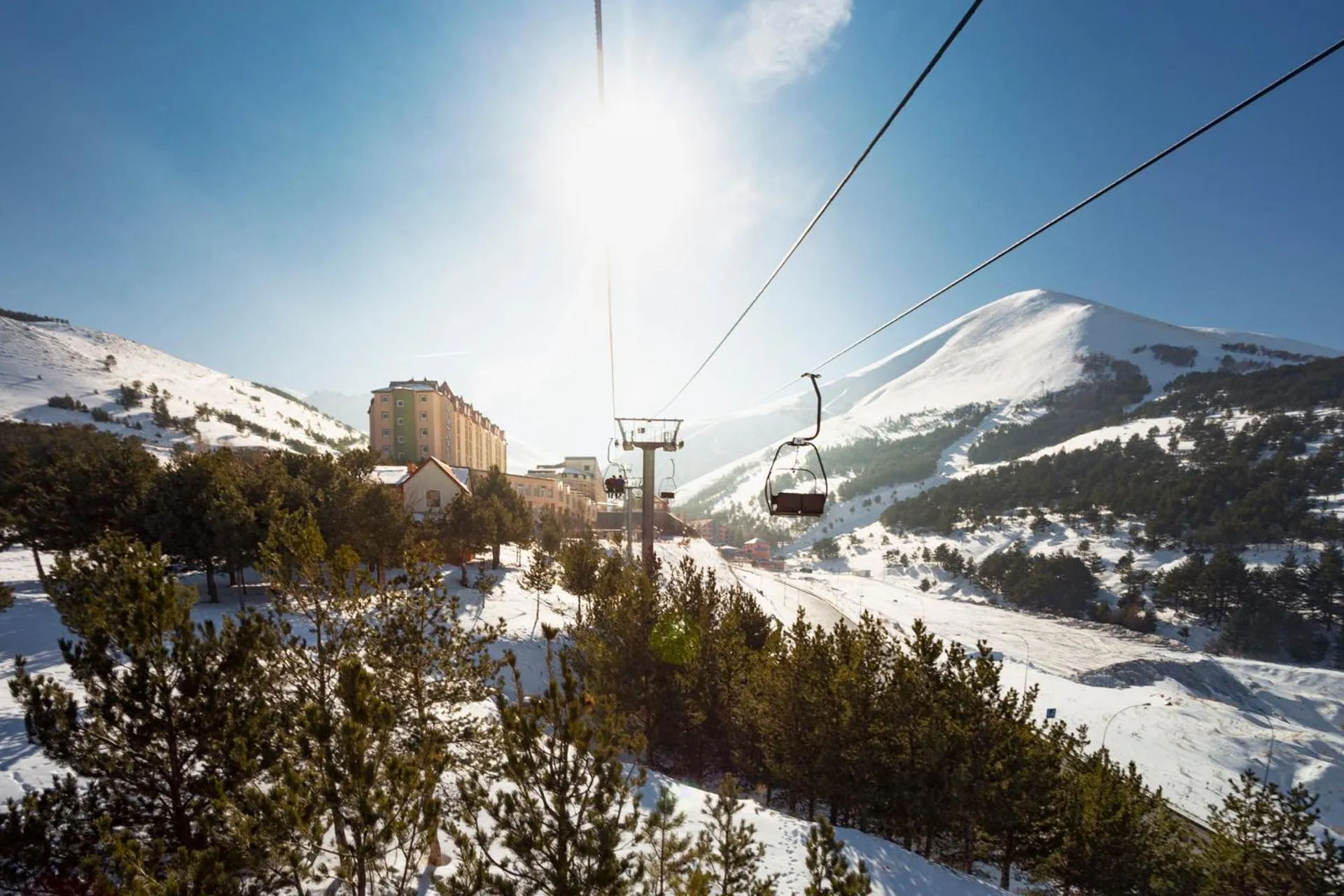 Facade/entrance in Palan Ski & Convention Resort Hotel