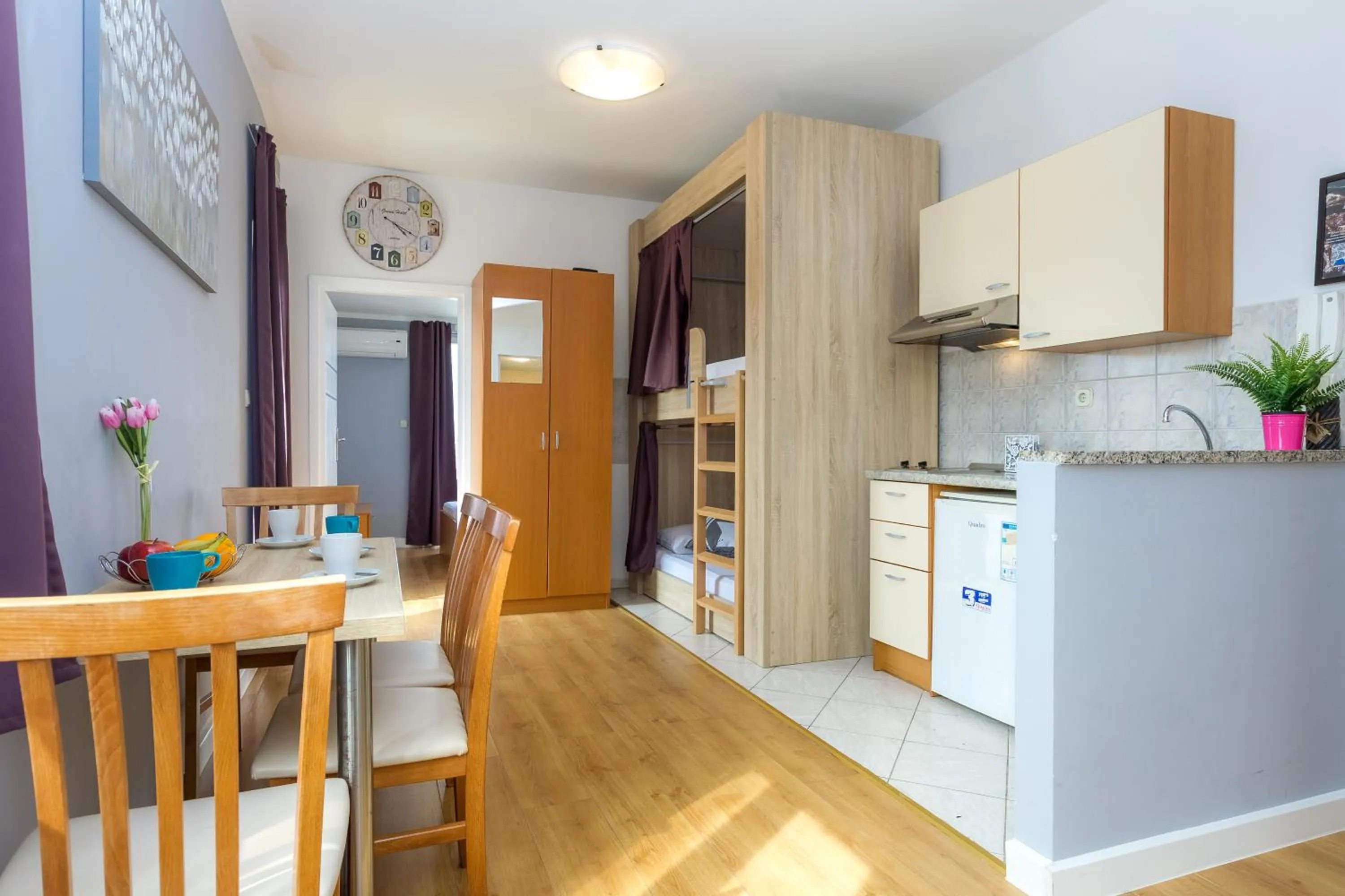 Kitchen or kitchenette in Apartments in city center Ventus