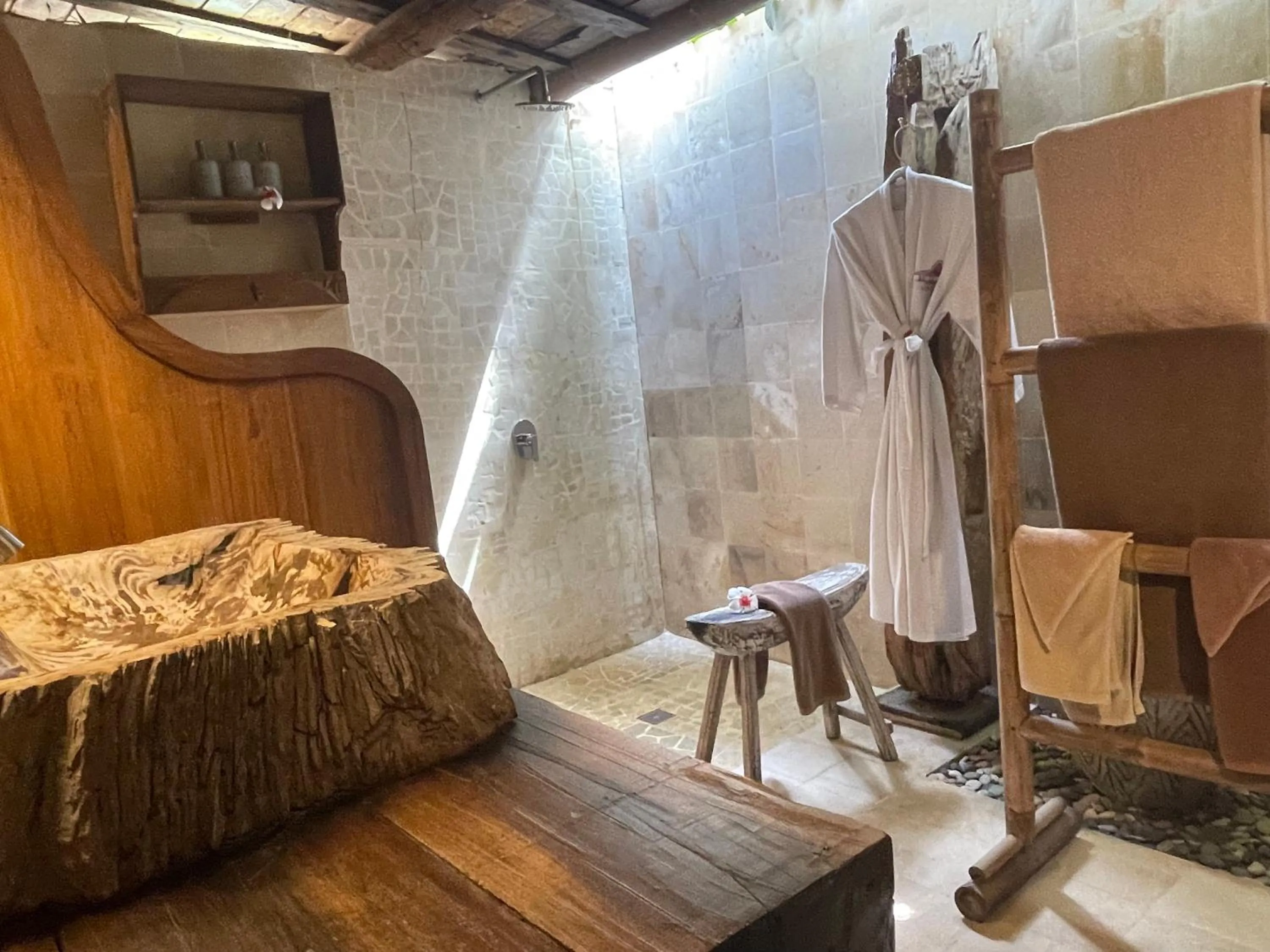 Shower in Louka Beach Bali