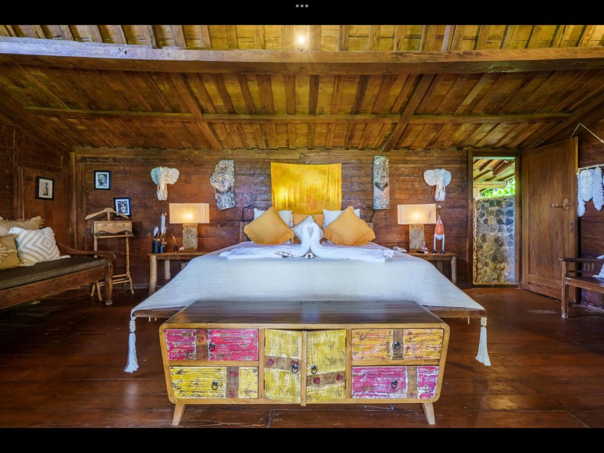 Bedroom, Bed in Louka Beach Bali