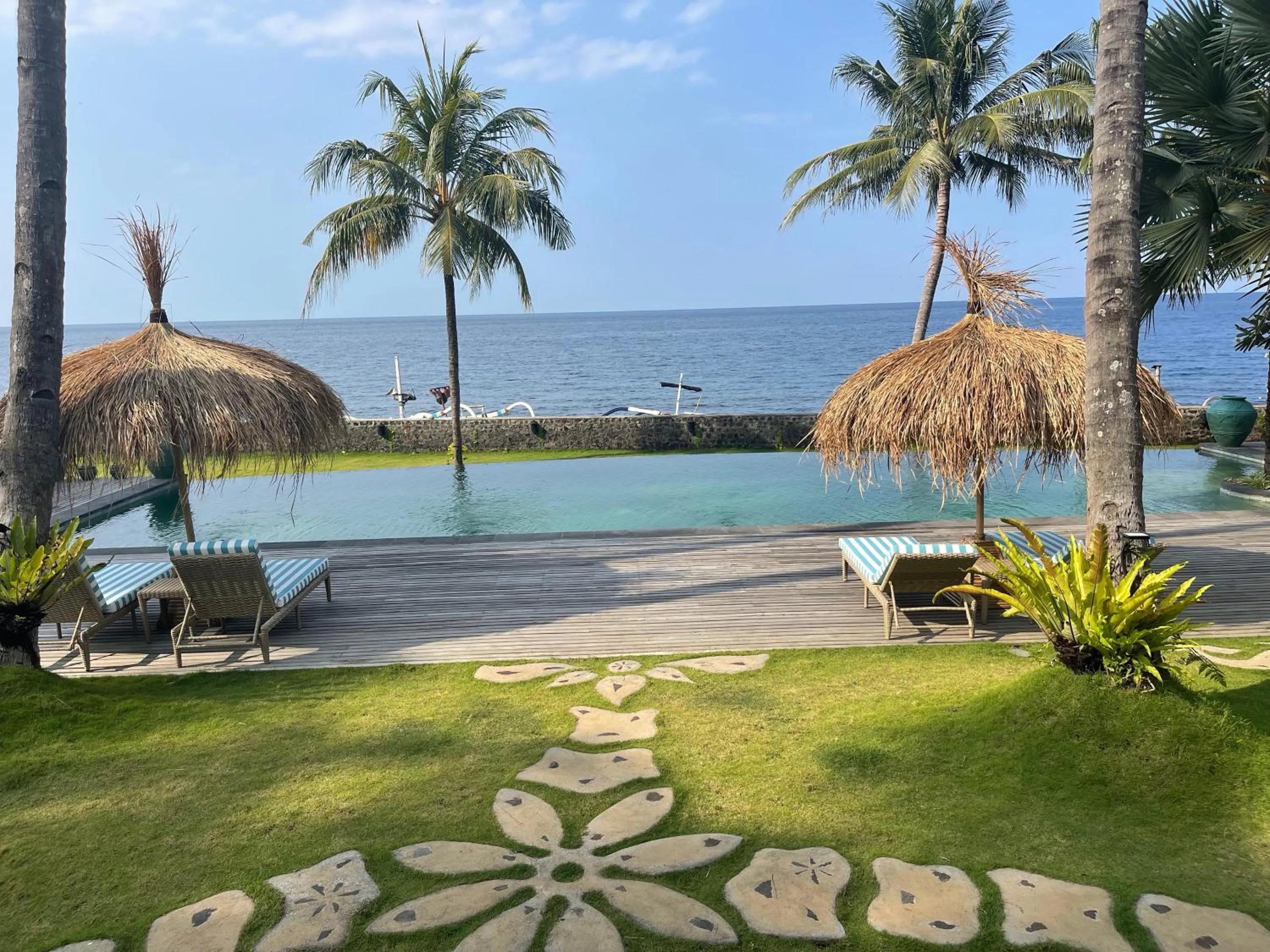 Sea view in Louka Beach Bali