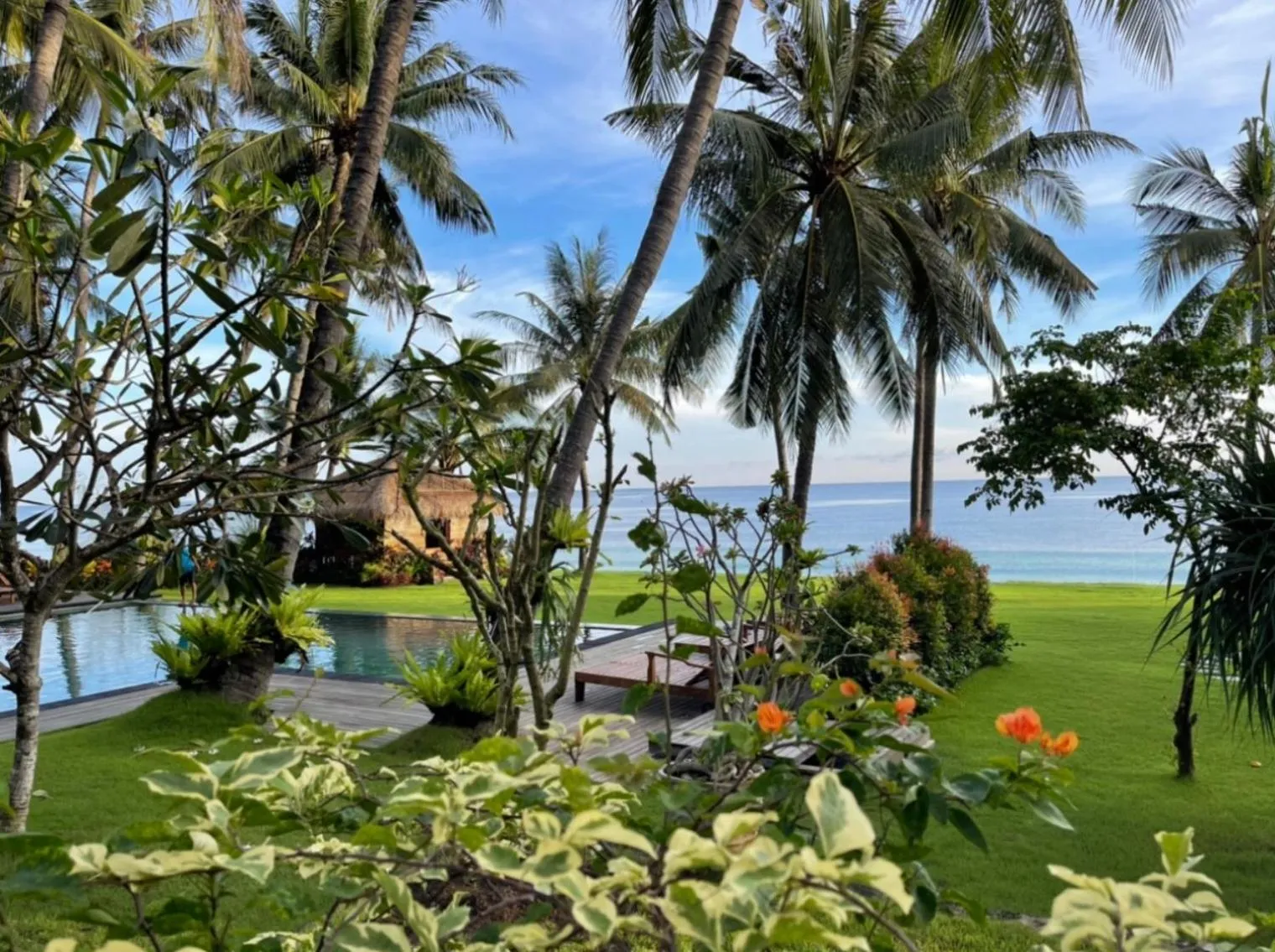 Garden view in Louka Beach Bali