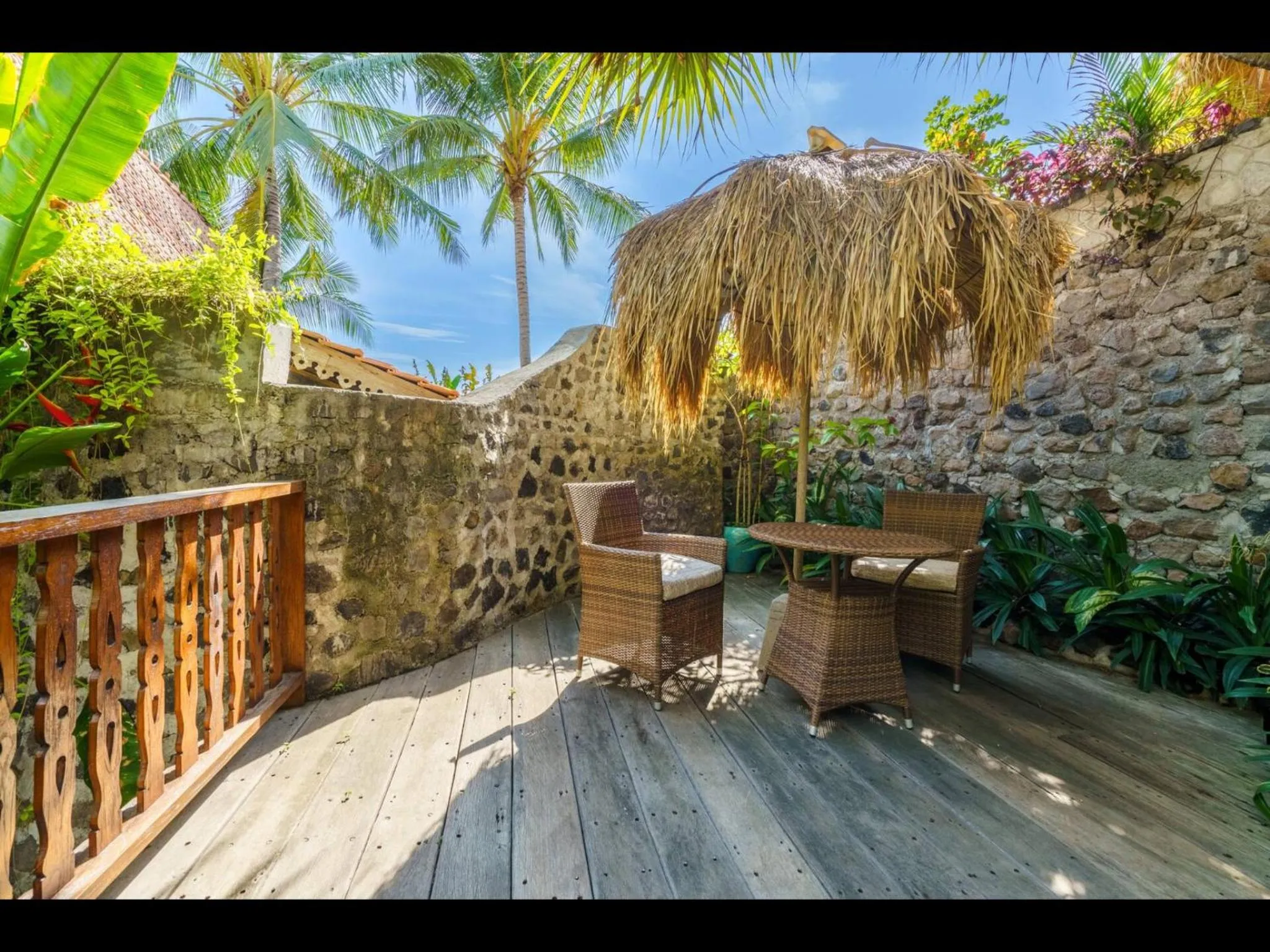 Patio in Louka Beach Bali