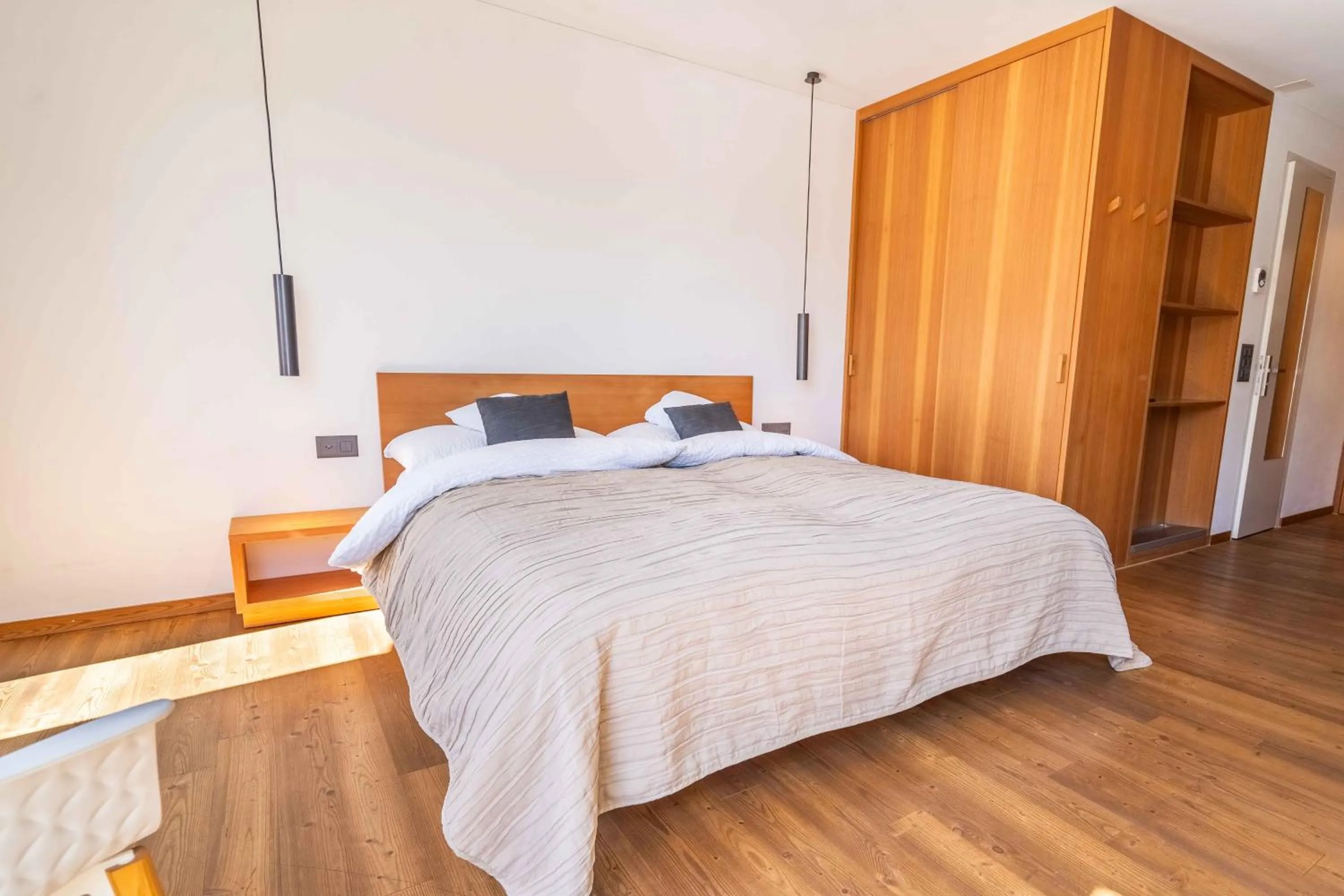 Bedroom, Bed in Longhin Maloja B&B