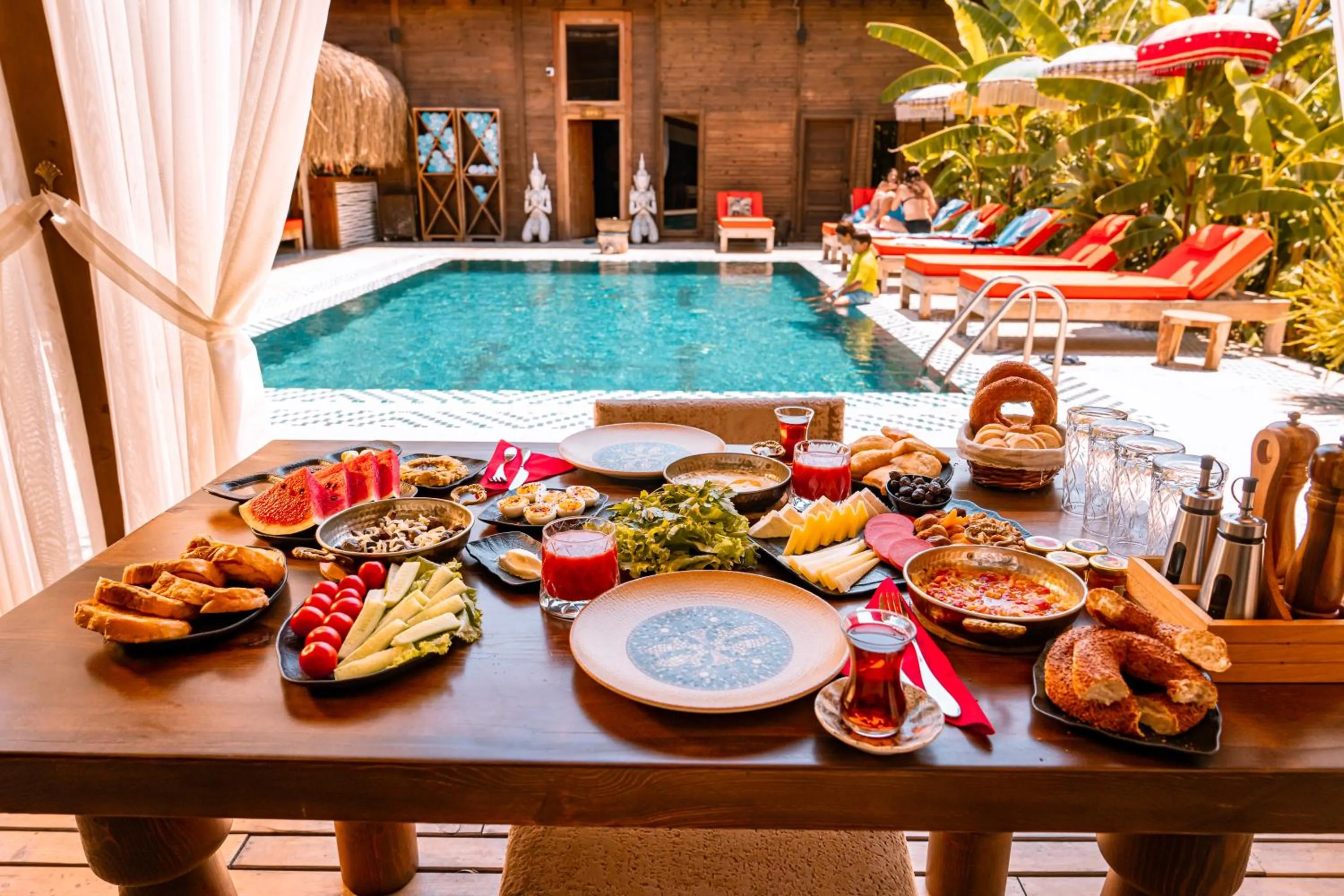 Breakfast in Naturelife Bungalows & SPA