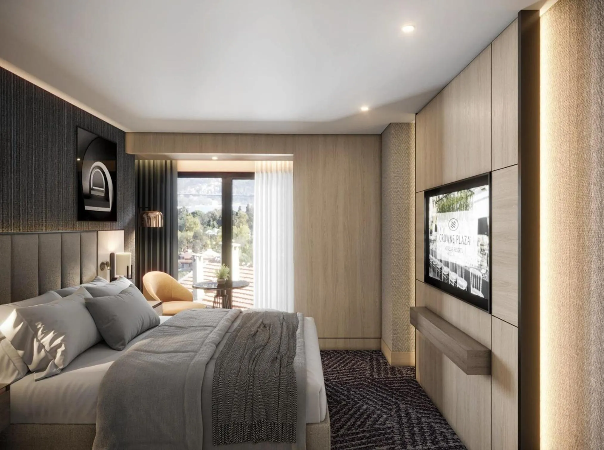 Photo of the whole room, Bed in Crowne Plaza Istanbul - Ortakoy Bosphorus by IHG