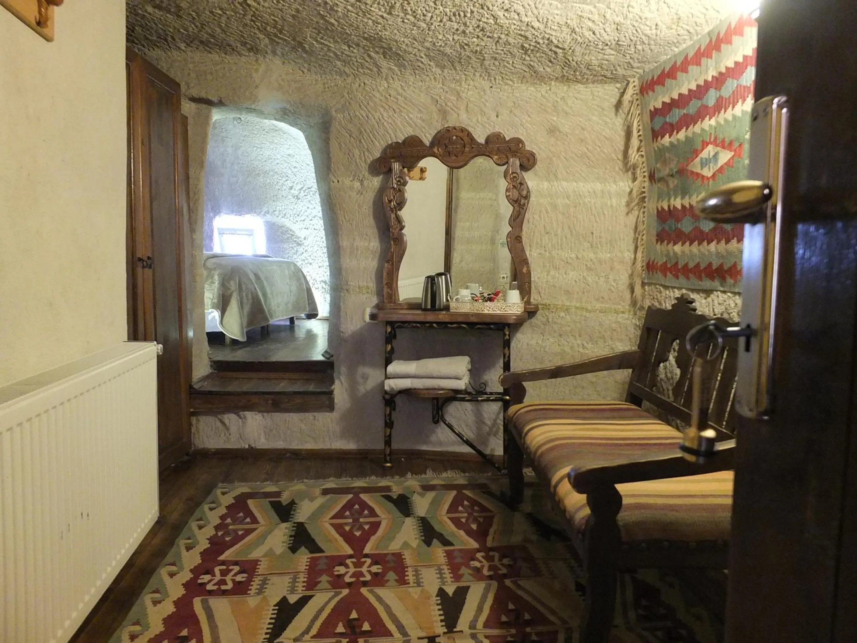 Coffee/tea facilities in Anatolia cave hotel Pension