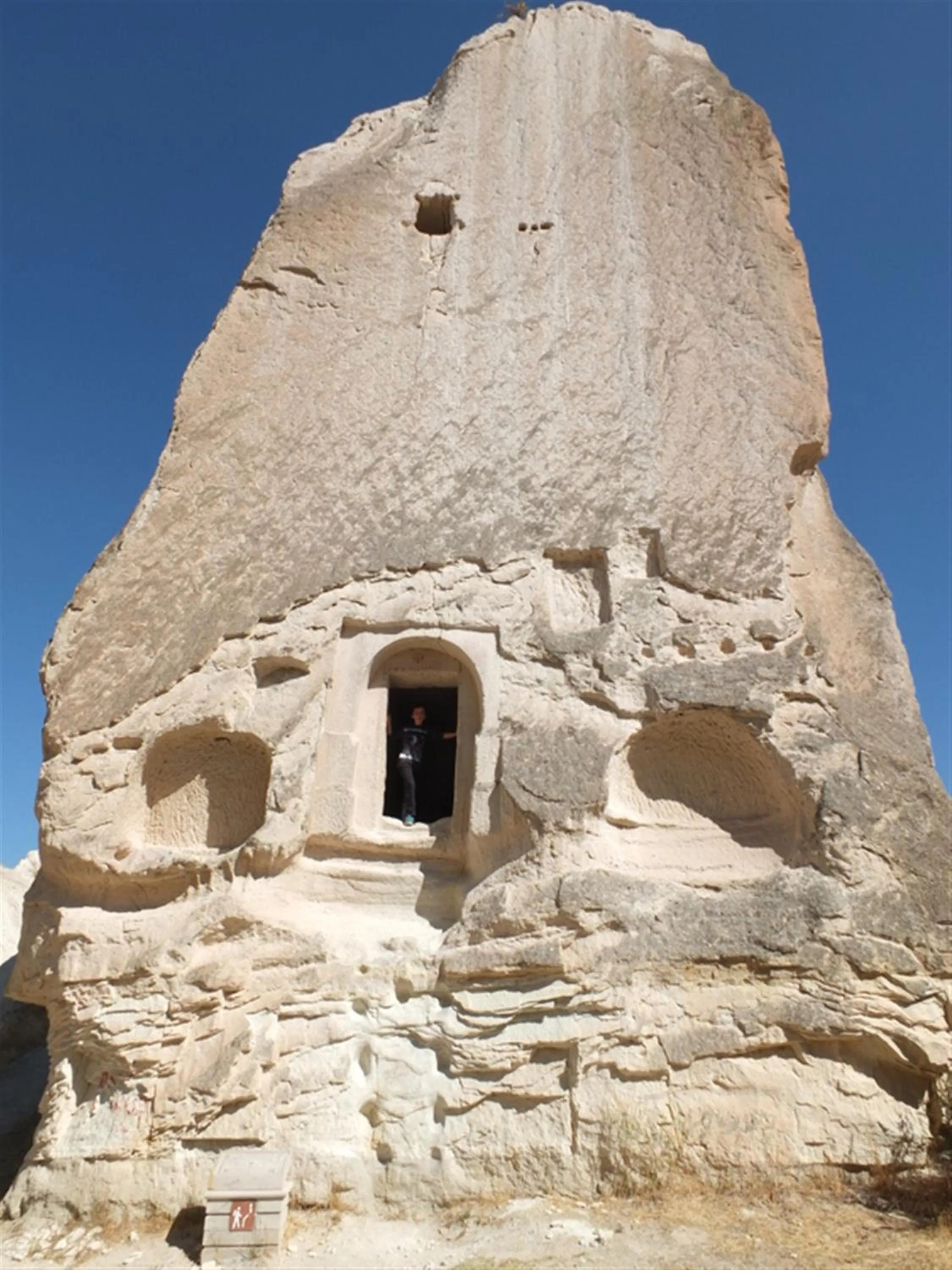 Natural landscape in Anatolia cave hotel Pension