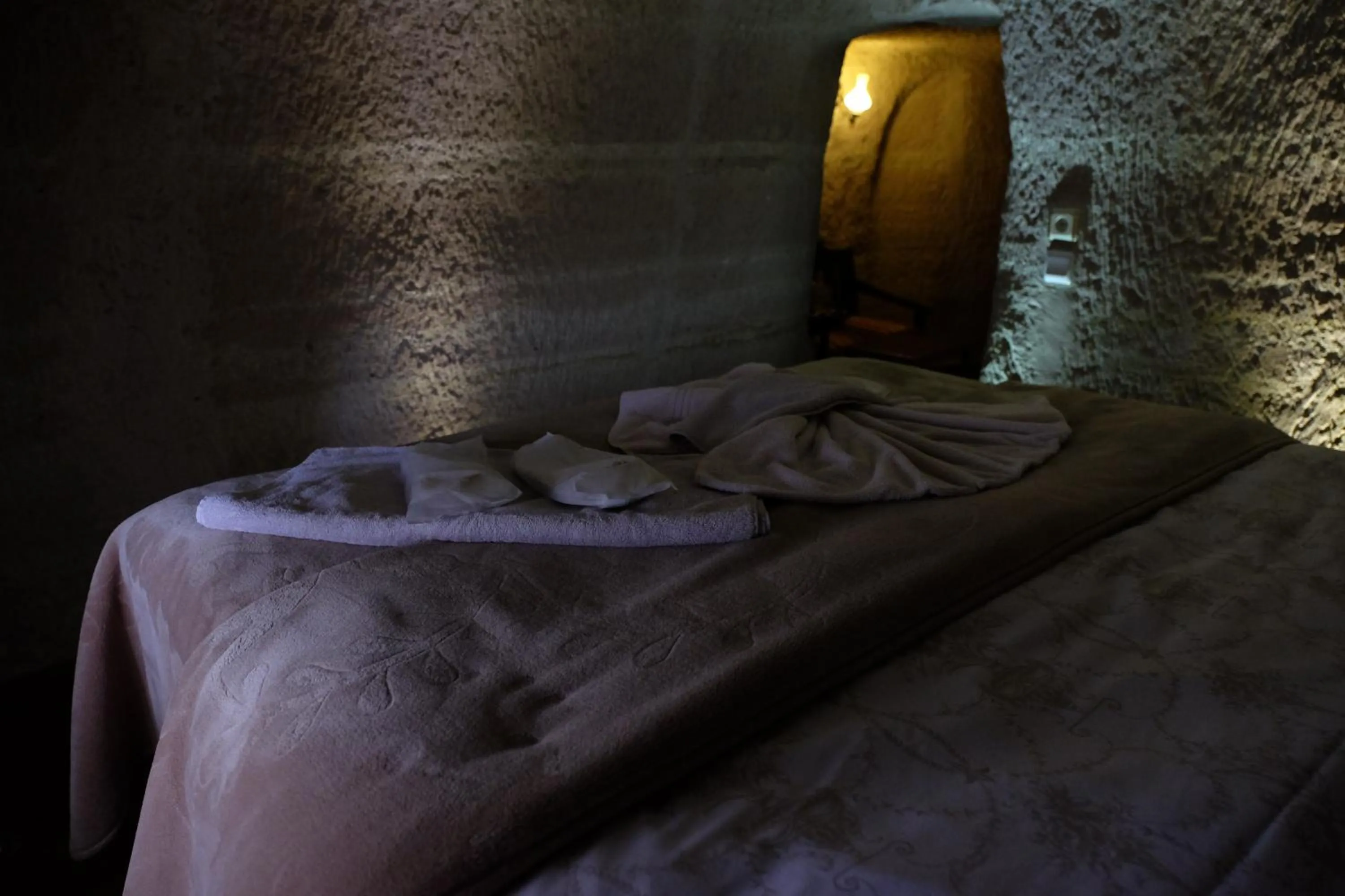 Bedroom, Bed in Anatolia cave hotel Pension